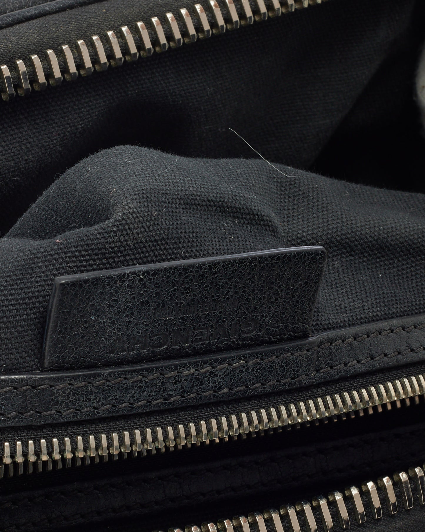 Givenchy Black Pebbled Leather Medium Antigona Bag