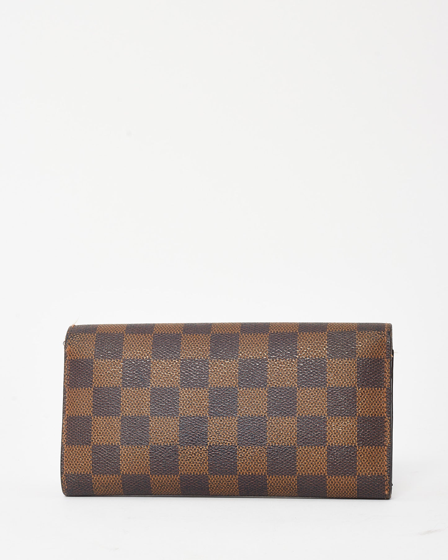 Louis Vuitton Damier Ebene Coated Canvas Sarah Wallet