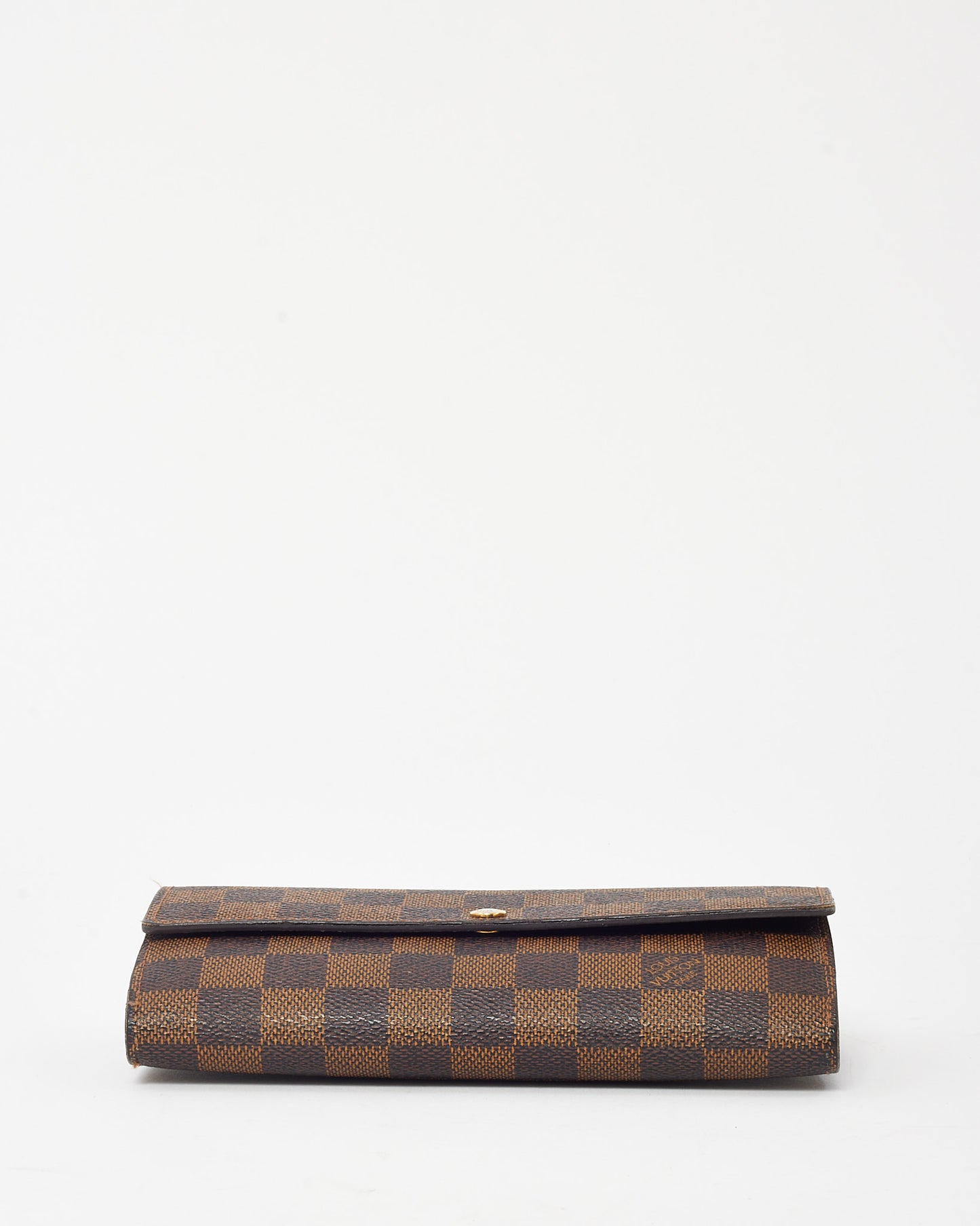 Louis Vuitton Damier Ebene Coated Canvas Sarah Wallet