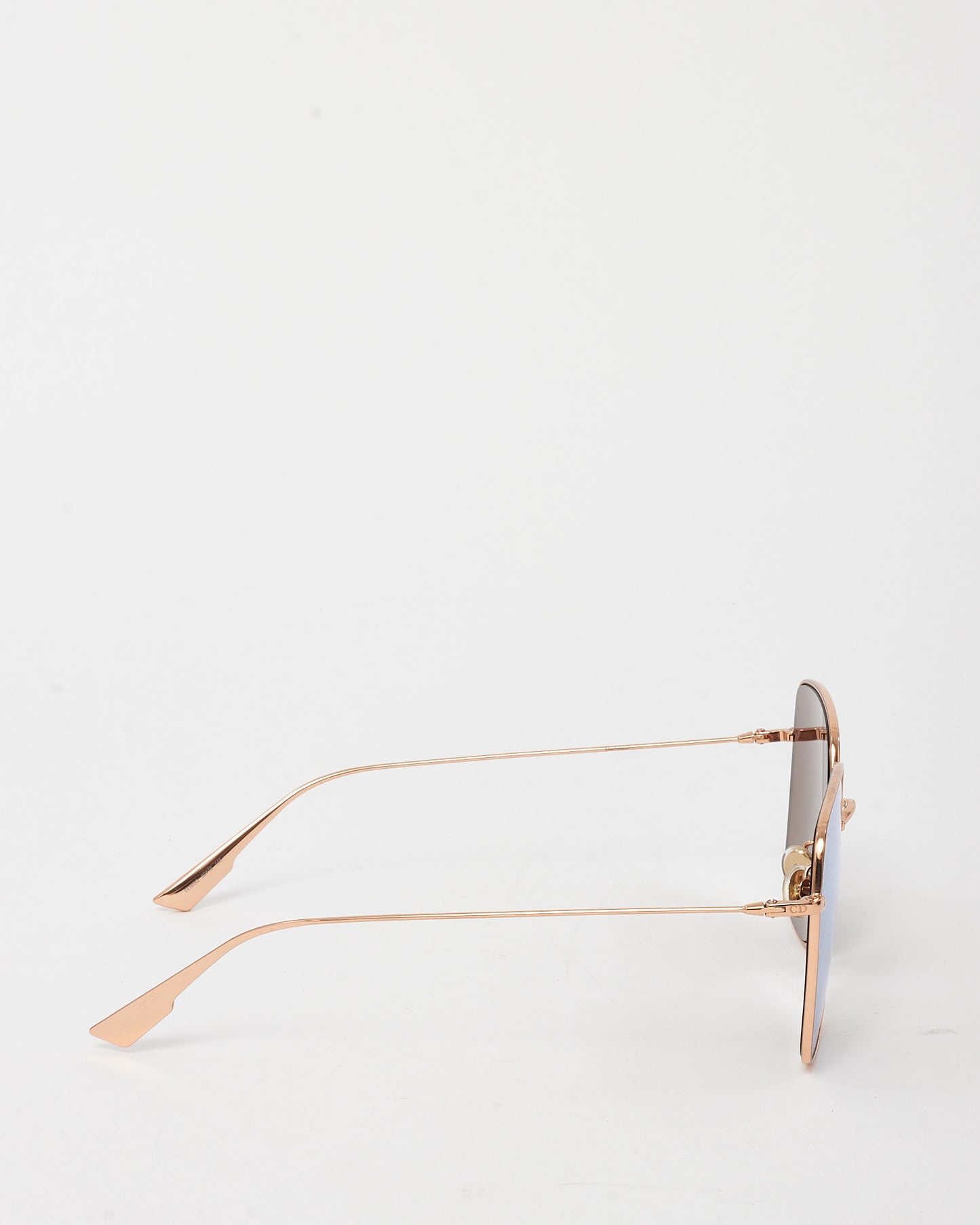 Dior Rose Gold Stellaire1 Mirrored Square Sunglasses