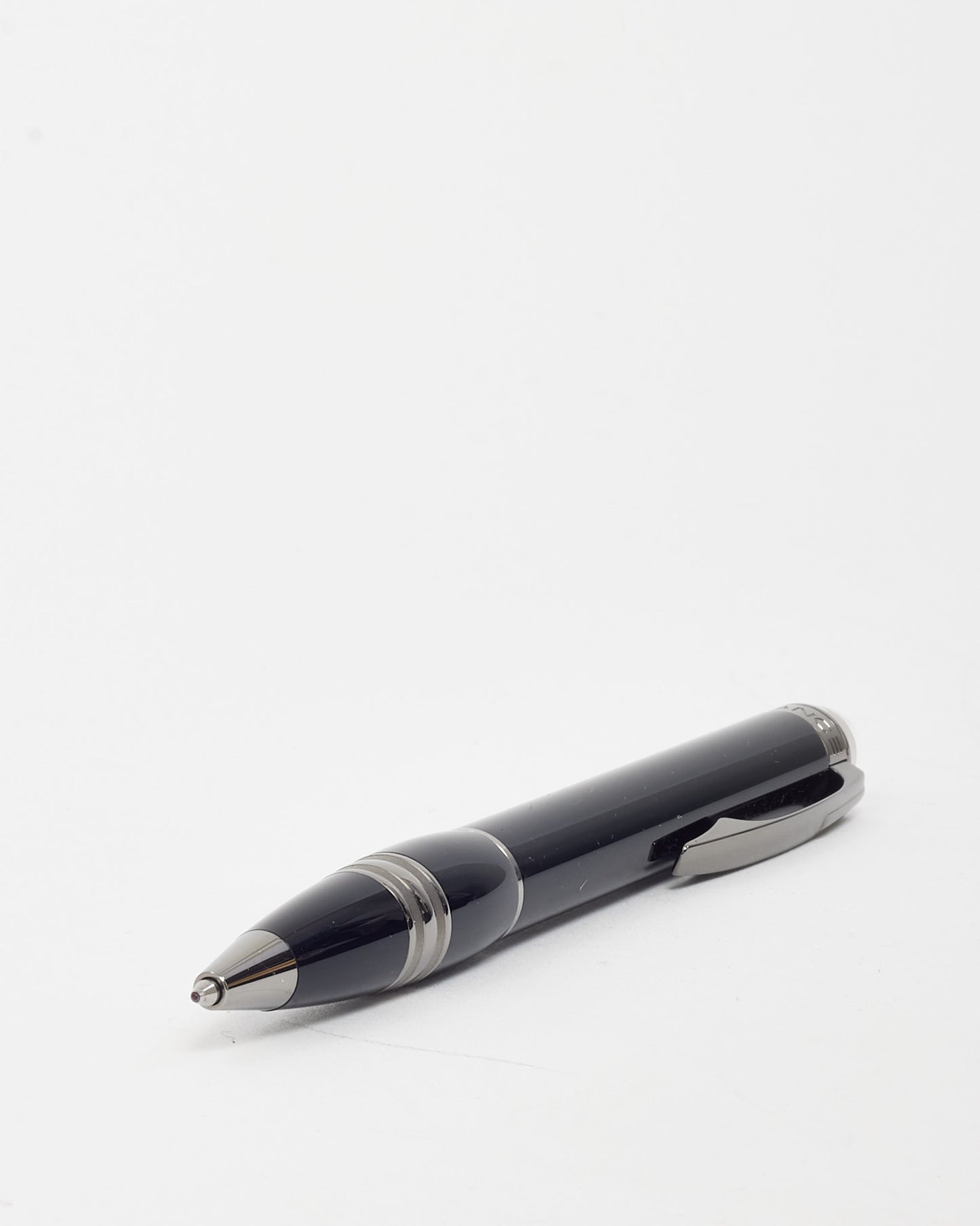 MontBlanc Black and Silver Starwalker Midnight Ballpoint Pen