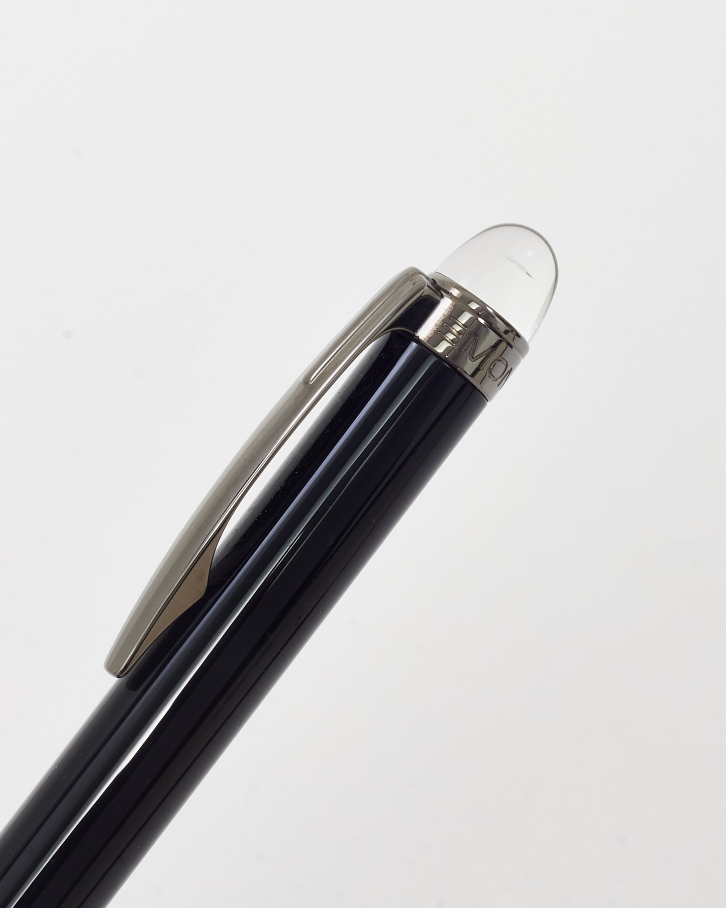 MontBlanc Black and Silver Starwalker Midnight Ballpoint Pen