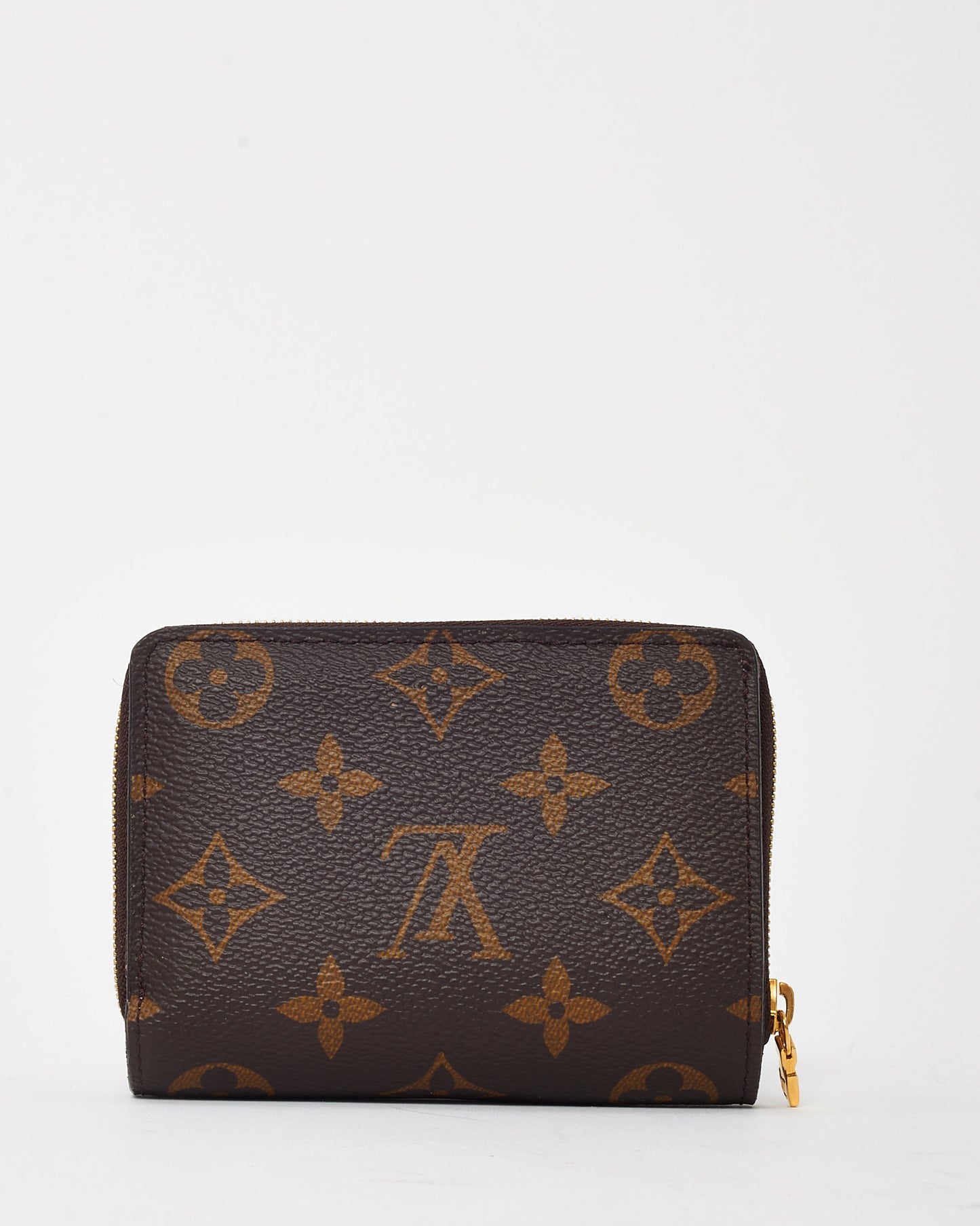 Louis Vuitton Monogram Canvas and Pink Leather Lou Wallet