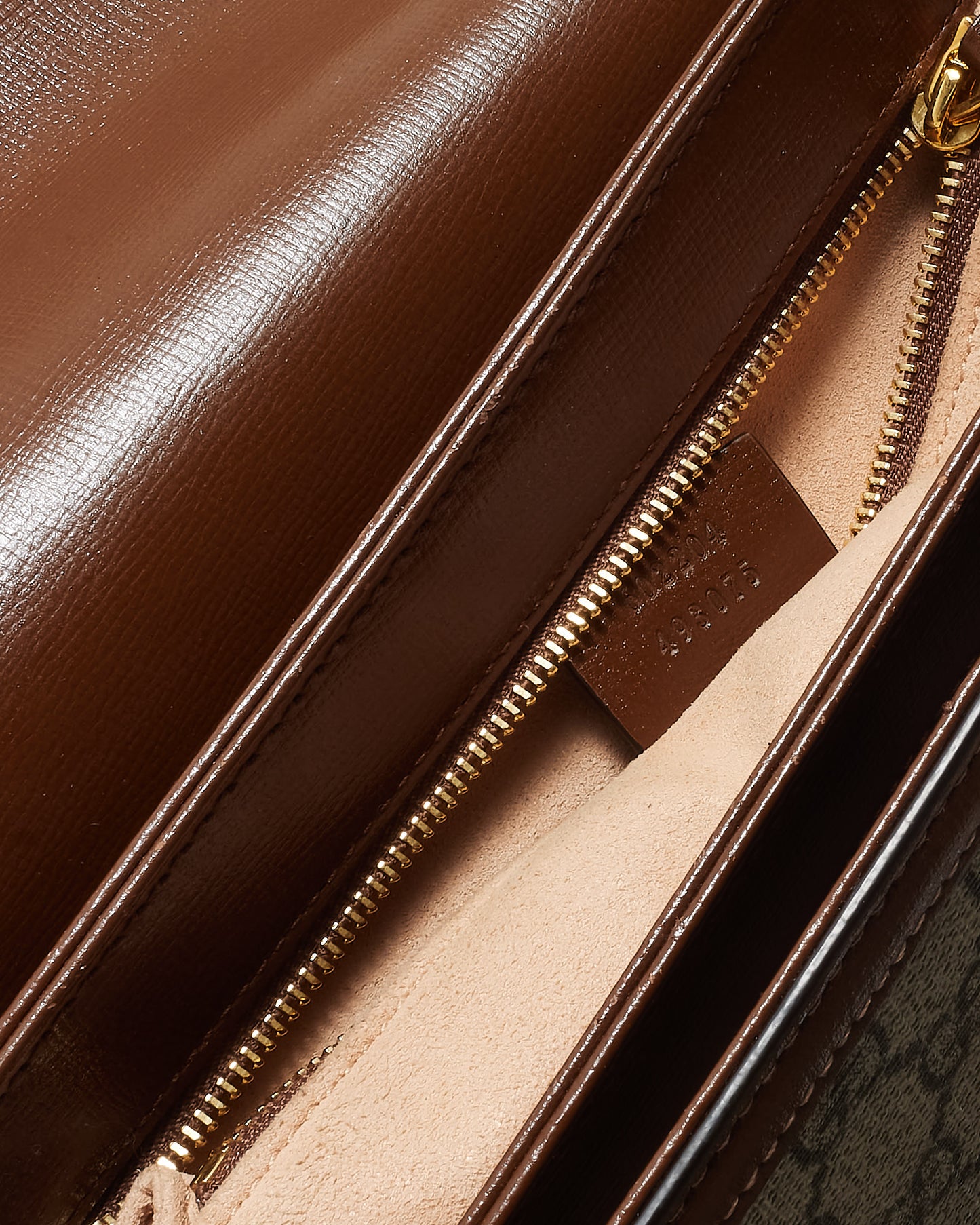 Gucci Brown Monogram Coated Canvas & Leather Small 1955 Horsebit Bag