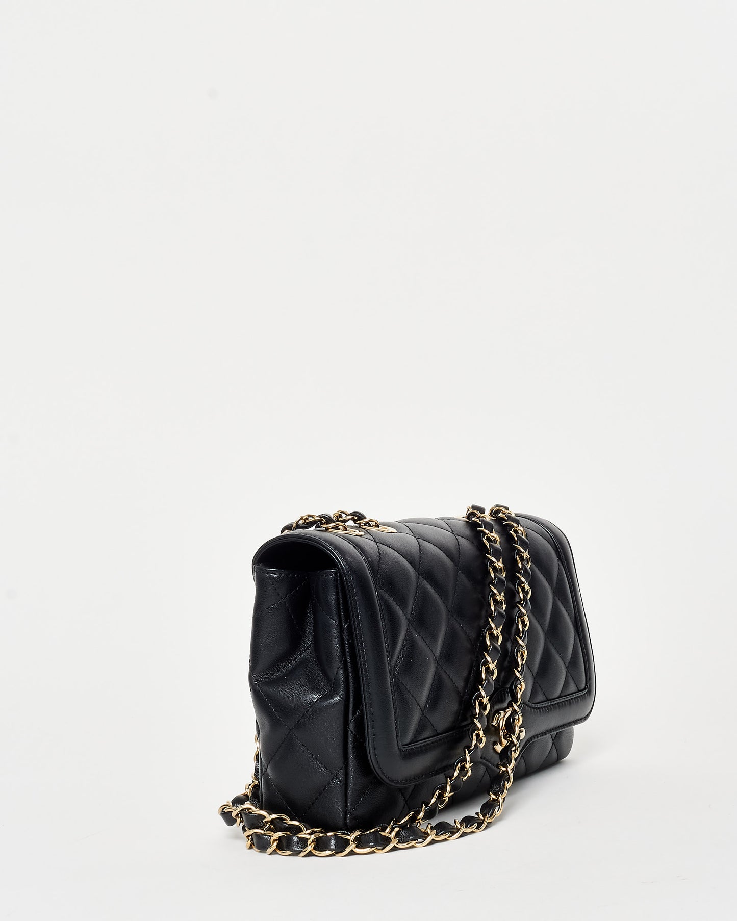 Chanel Black Leather GHW Diana Flap Bag