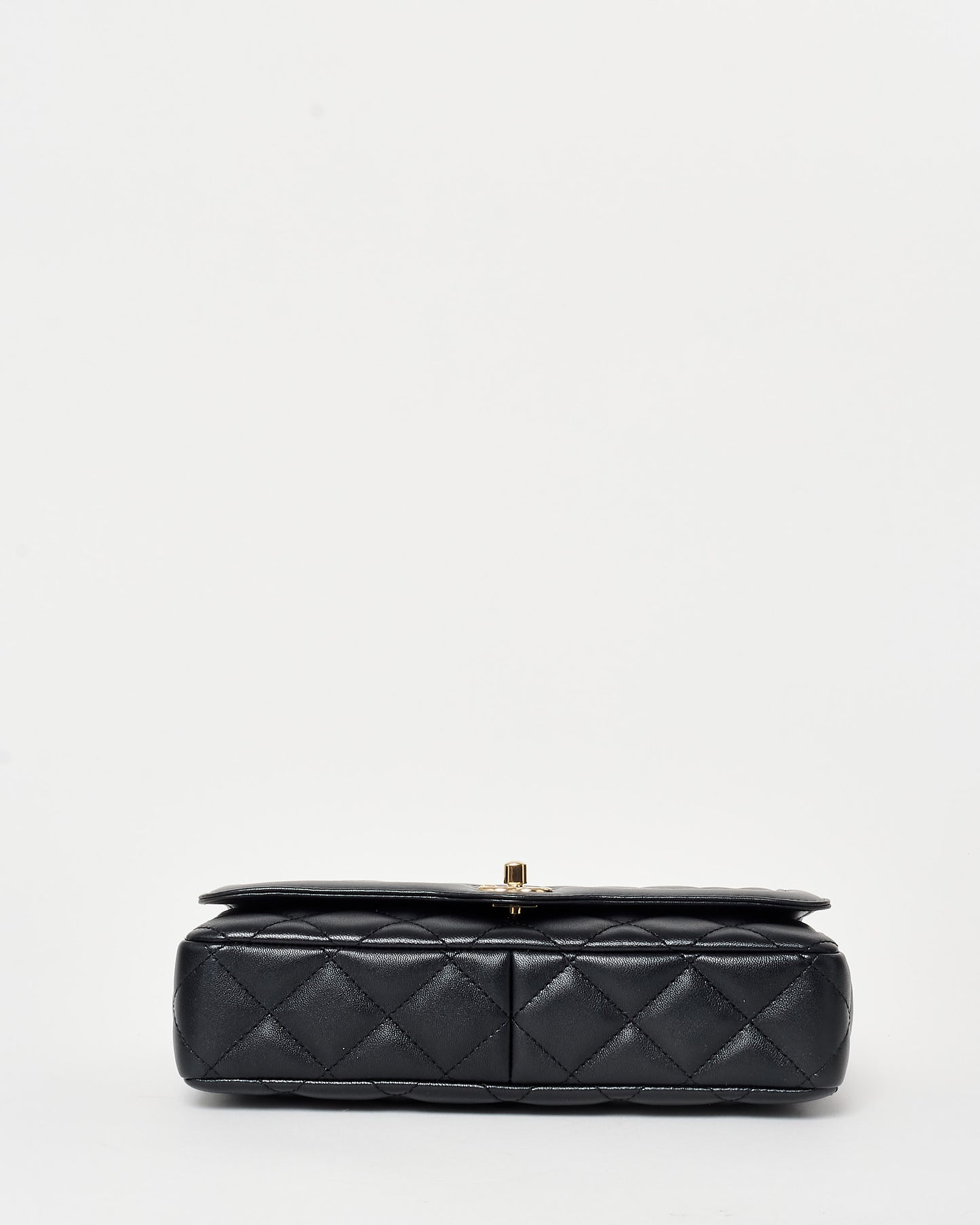 Chanel Black Leather GHW Diana Flap Bag