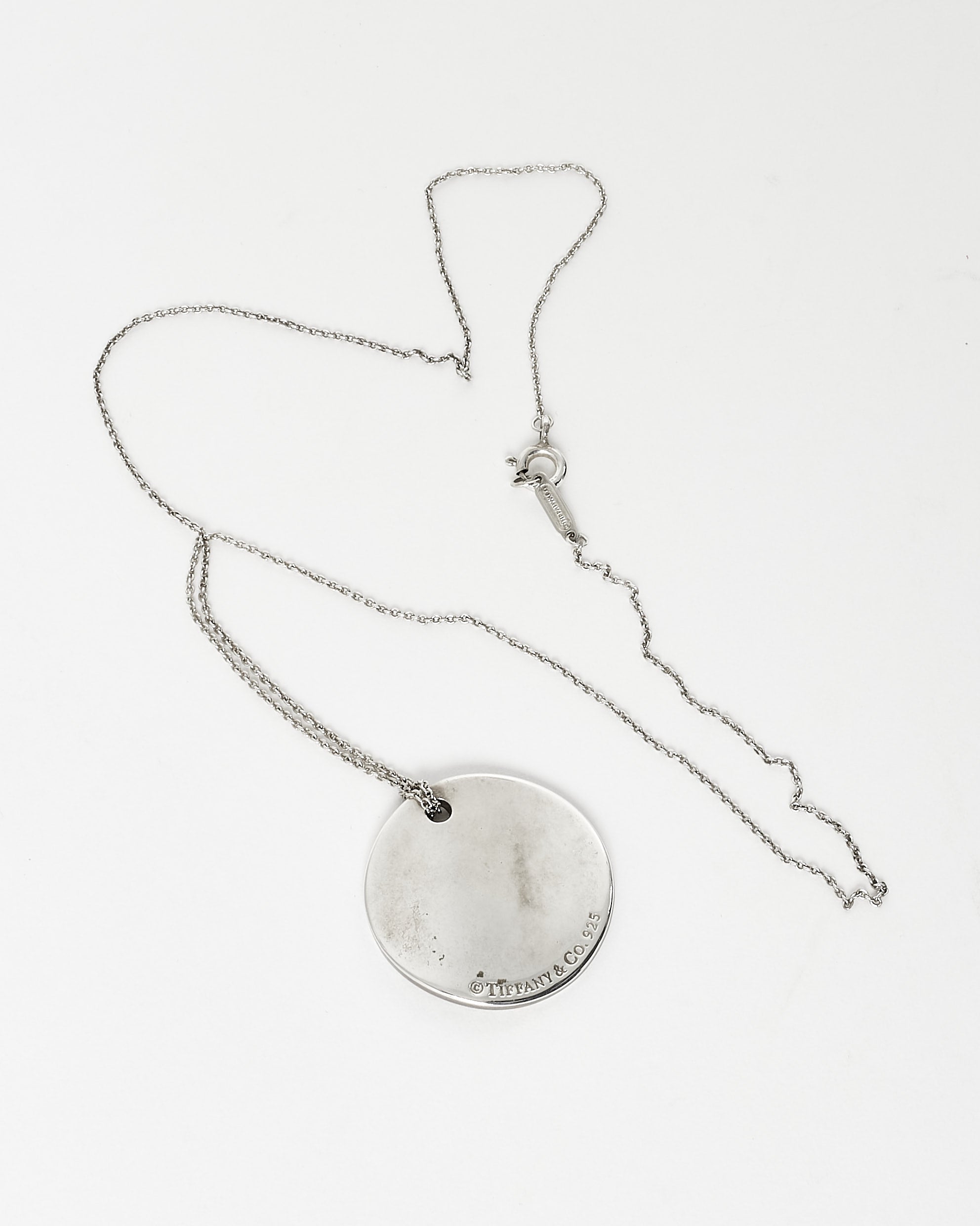 Buy Tiffany & Co. Silver Notes 5TH Ave. New York Disc Pendant