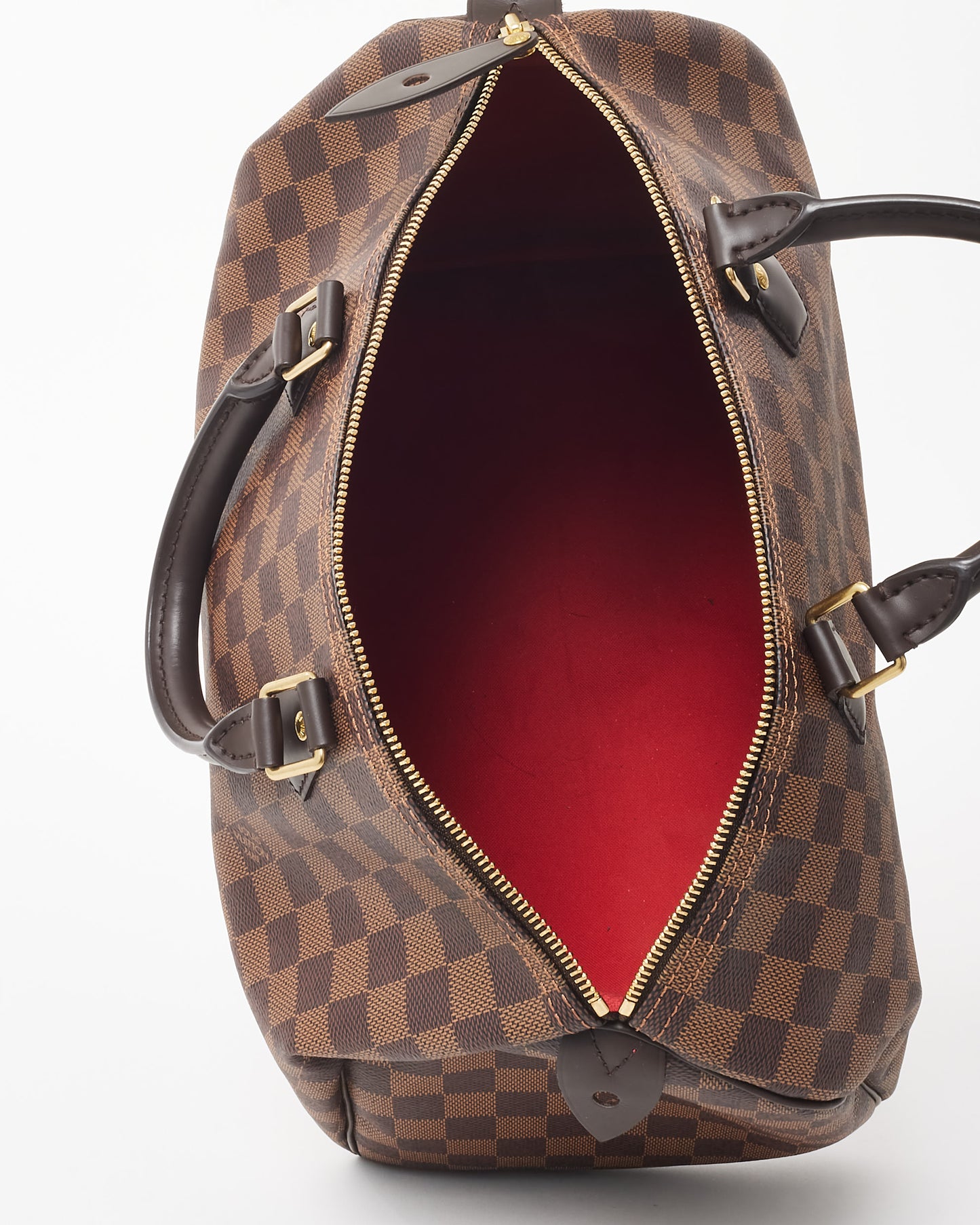 Louis Vuitton Damier Ebene Coated Canvas Speedy 35