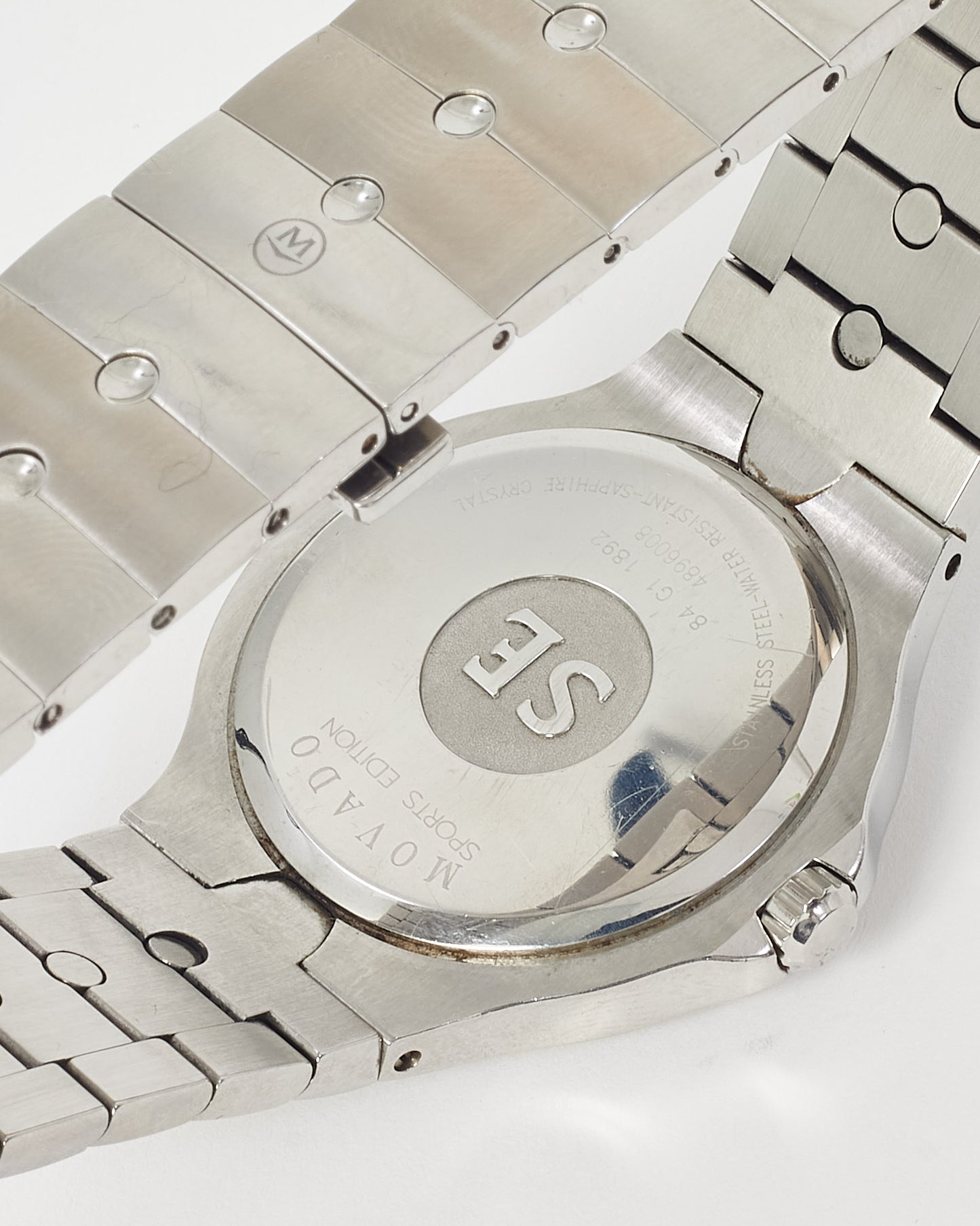 Movado Men's Silver Stainless Steel Sports Edition 84G11892 40mm Watch