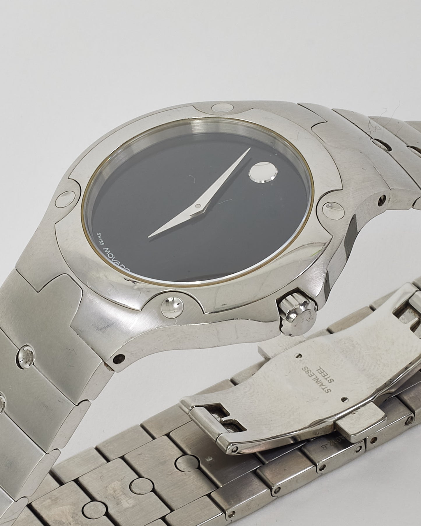 Movado Men's Silver Stainless Steel Sports Edition 84G11892 40mm Watch