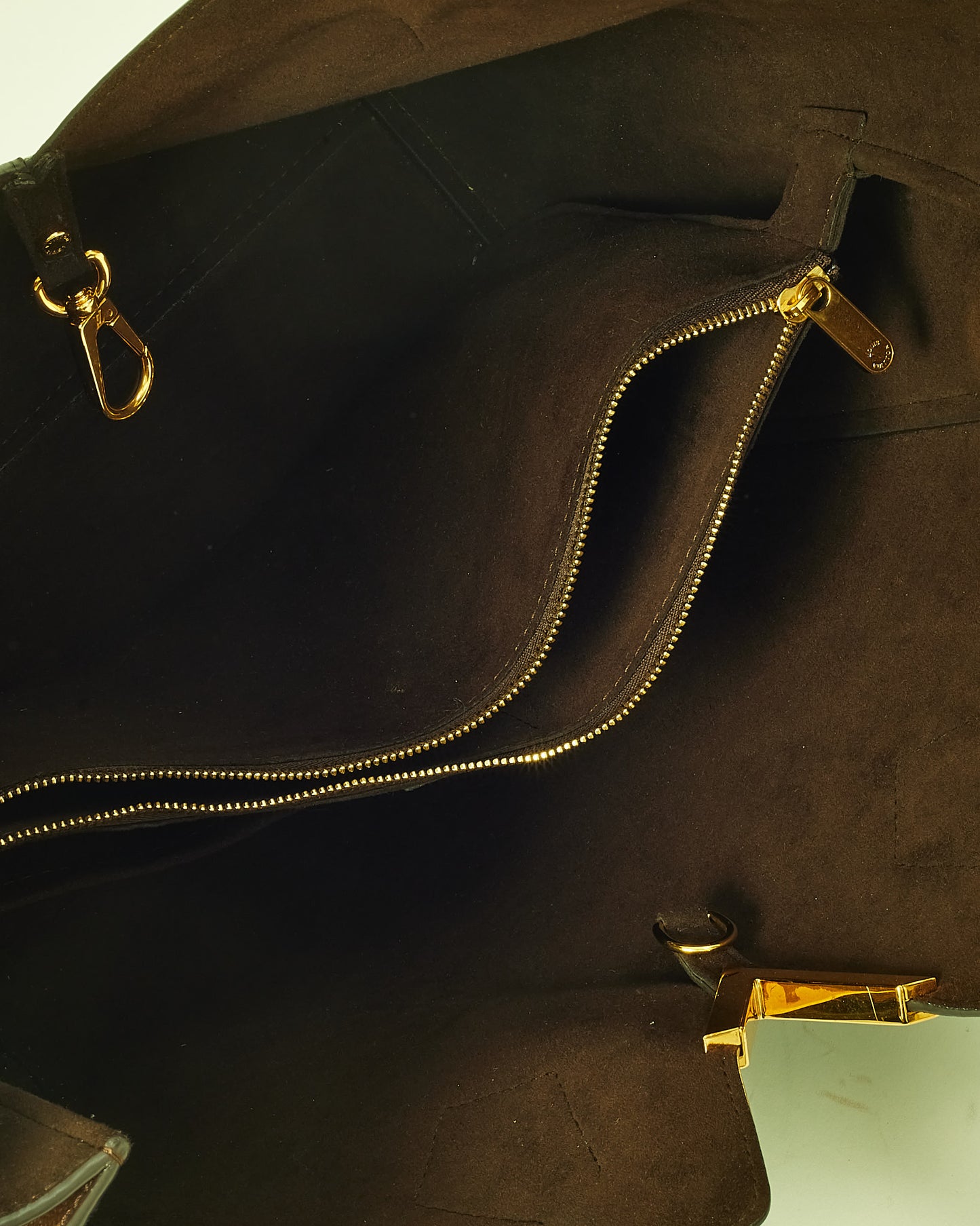 Louis Vuitton Black Leather and Monogram Coated Canvas Kimono MM Tote Bag