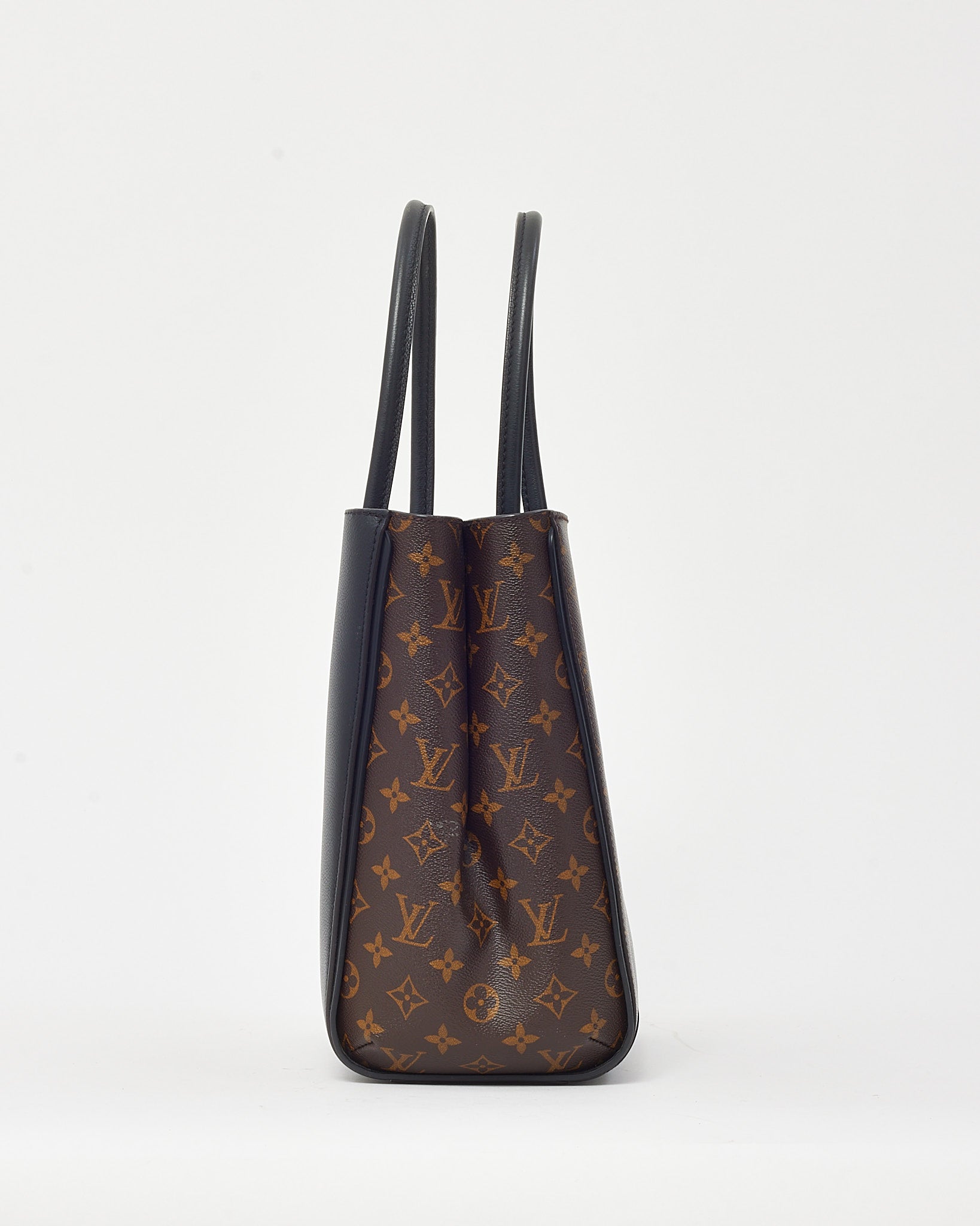 Buy Louis Vuitton Black Leather and Monogram Coated Canvas Kimono