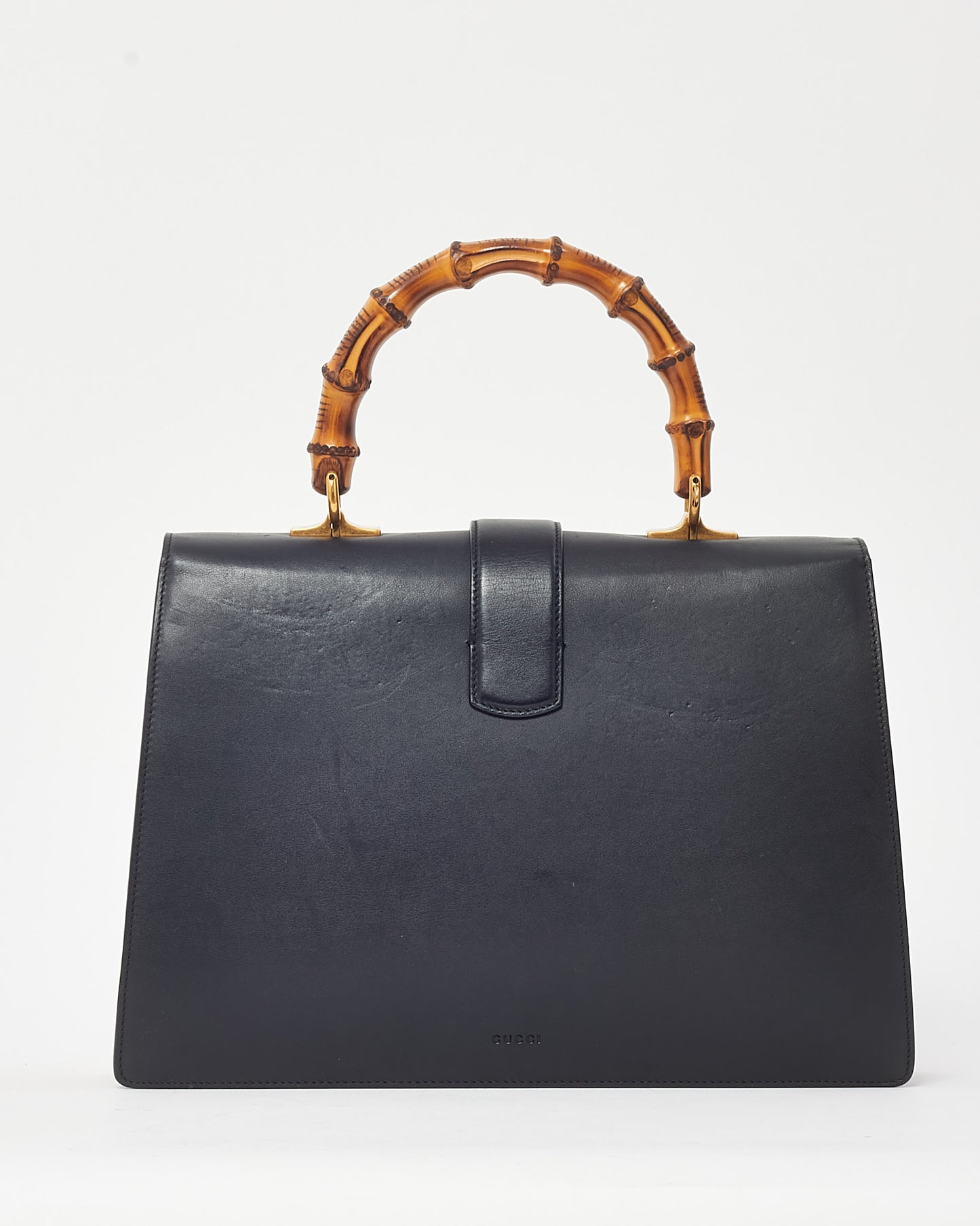 Gucci Black/Red/Green Web Calfskin Leather Large Dionysus Bamboo Top Handle Bag