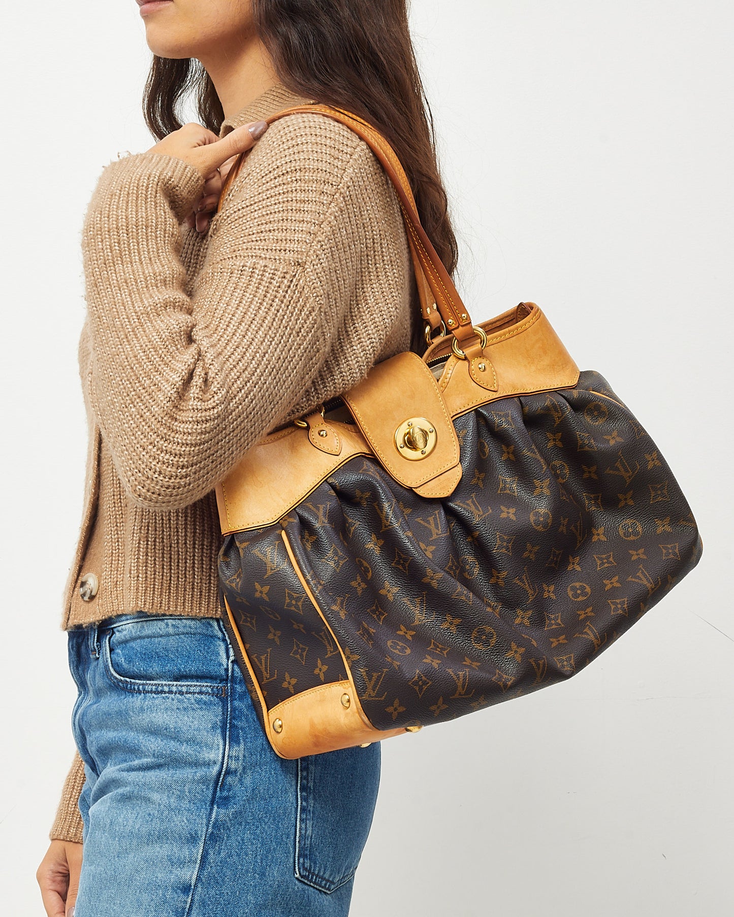 Louis Vuitton Monogram Coated Canvas Boetie MM Tote Bag