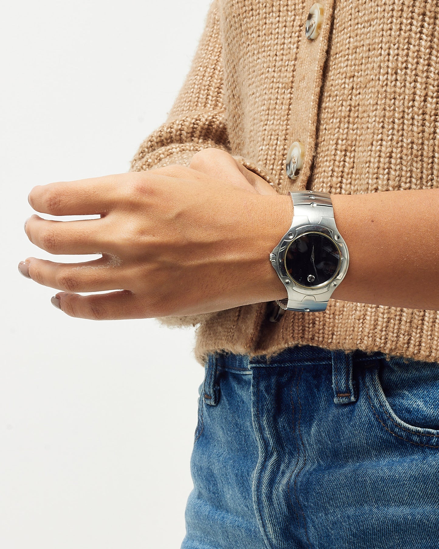 Movado Men's Silver Stainless Steel Sports Edition 84G11892 40mm Watch