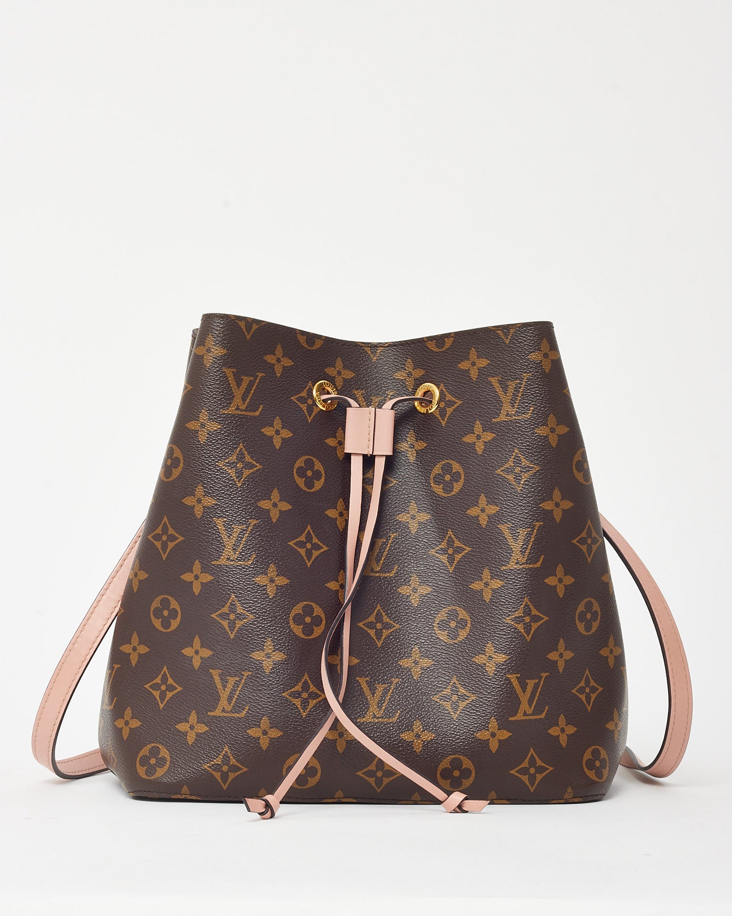 Louis Vuitton Pink and Monogram Canvas NéoNoé MM Bucket Bag