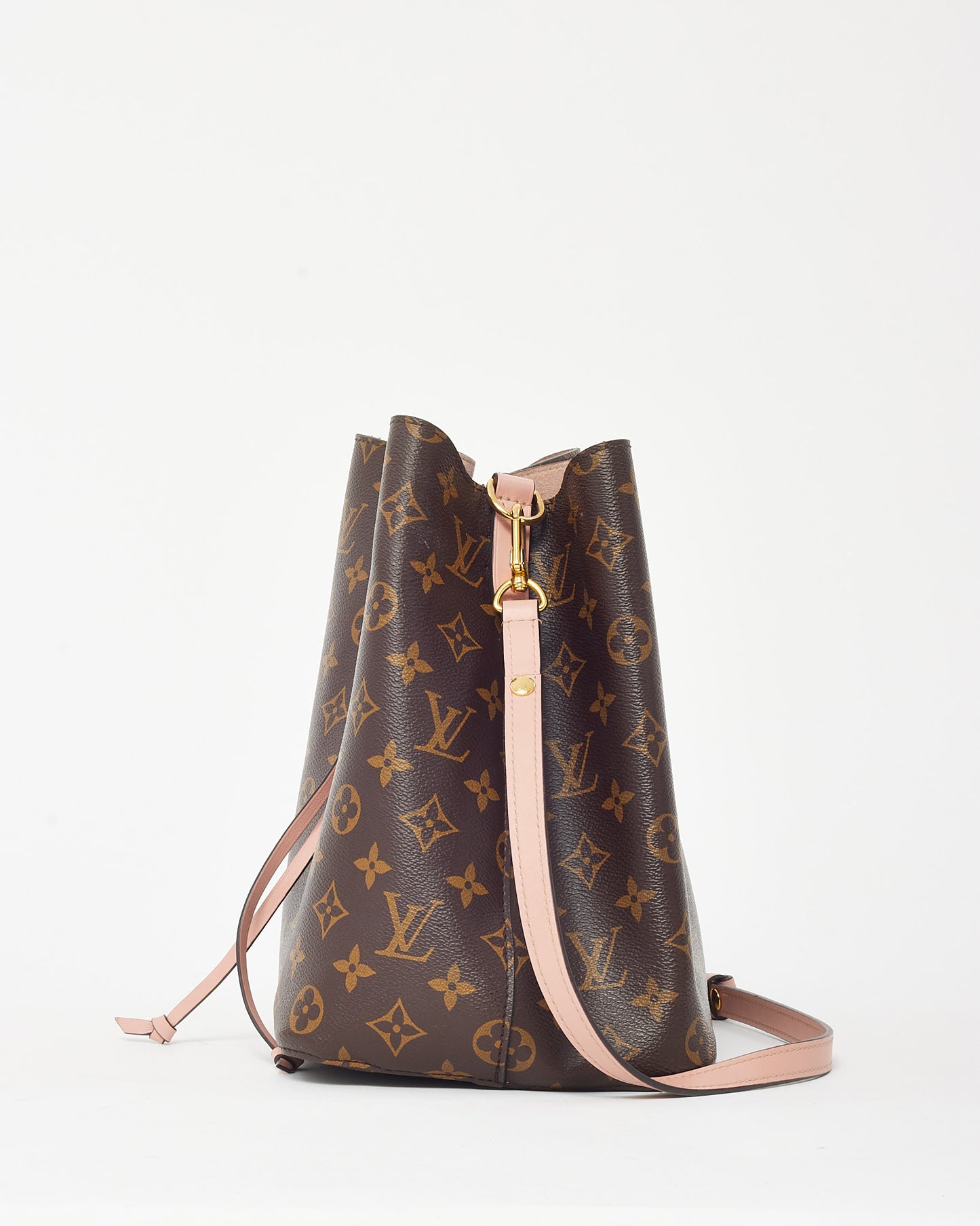 Louis Vuitton Pink and Monogram Canvas NéoNoé MM Bucket Bag