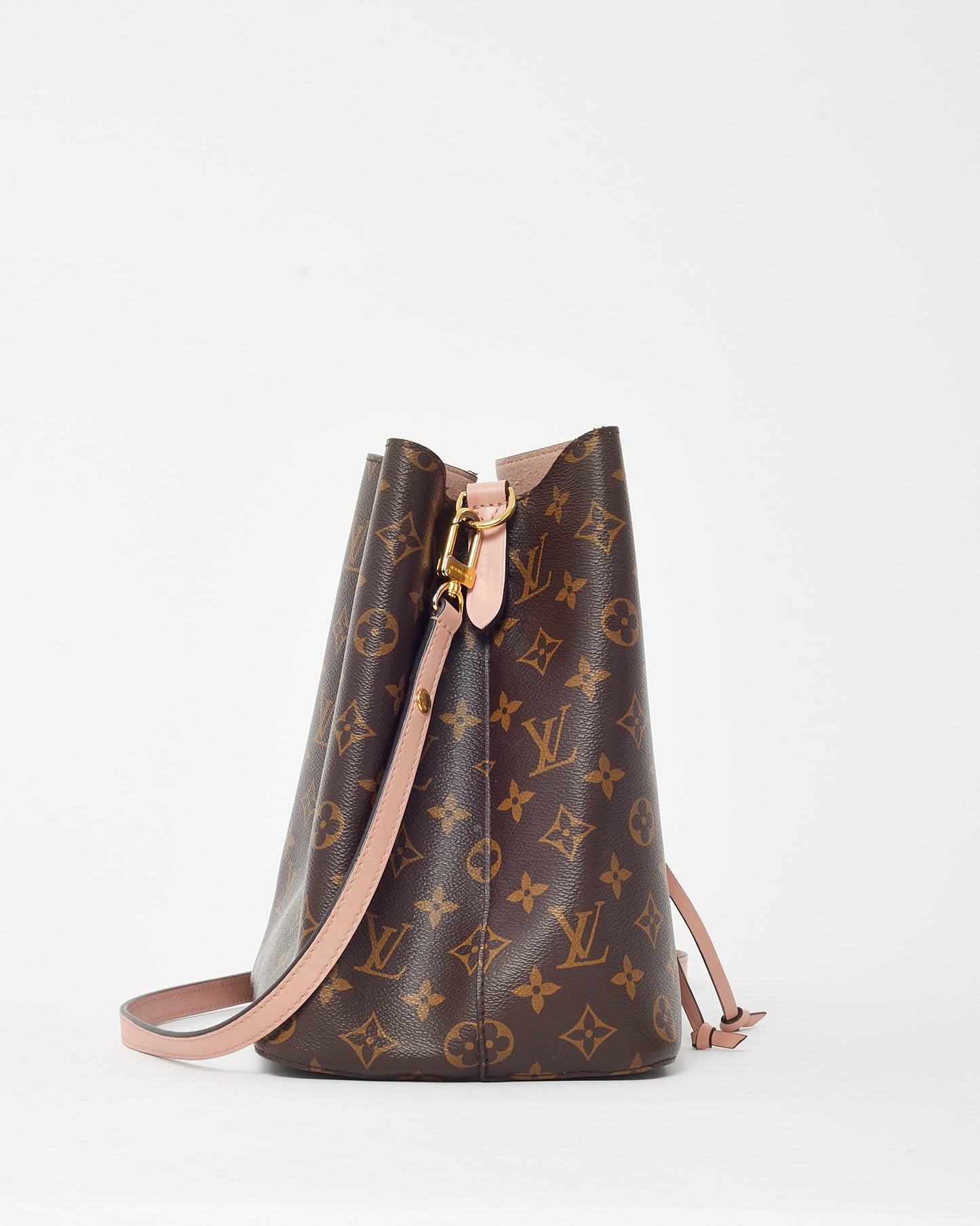 Louis Vuitton Pink and Monogram Canvas NéoNoé MM Bucket Bag