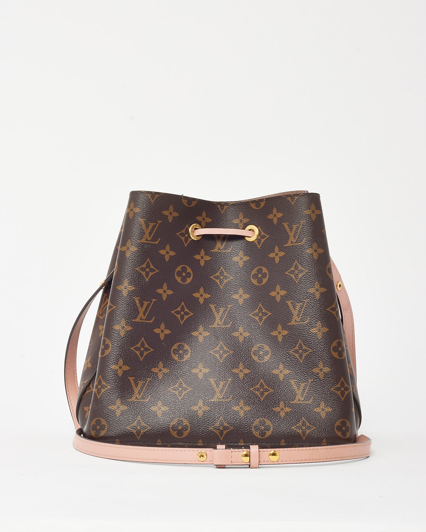 Louis Vuitton Pink and Monogram Canvas NéoNoé MM Bucket Bag