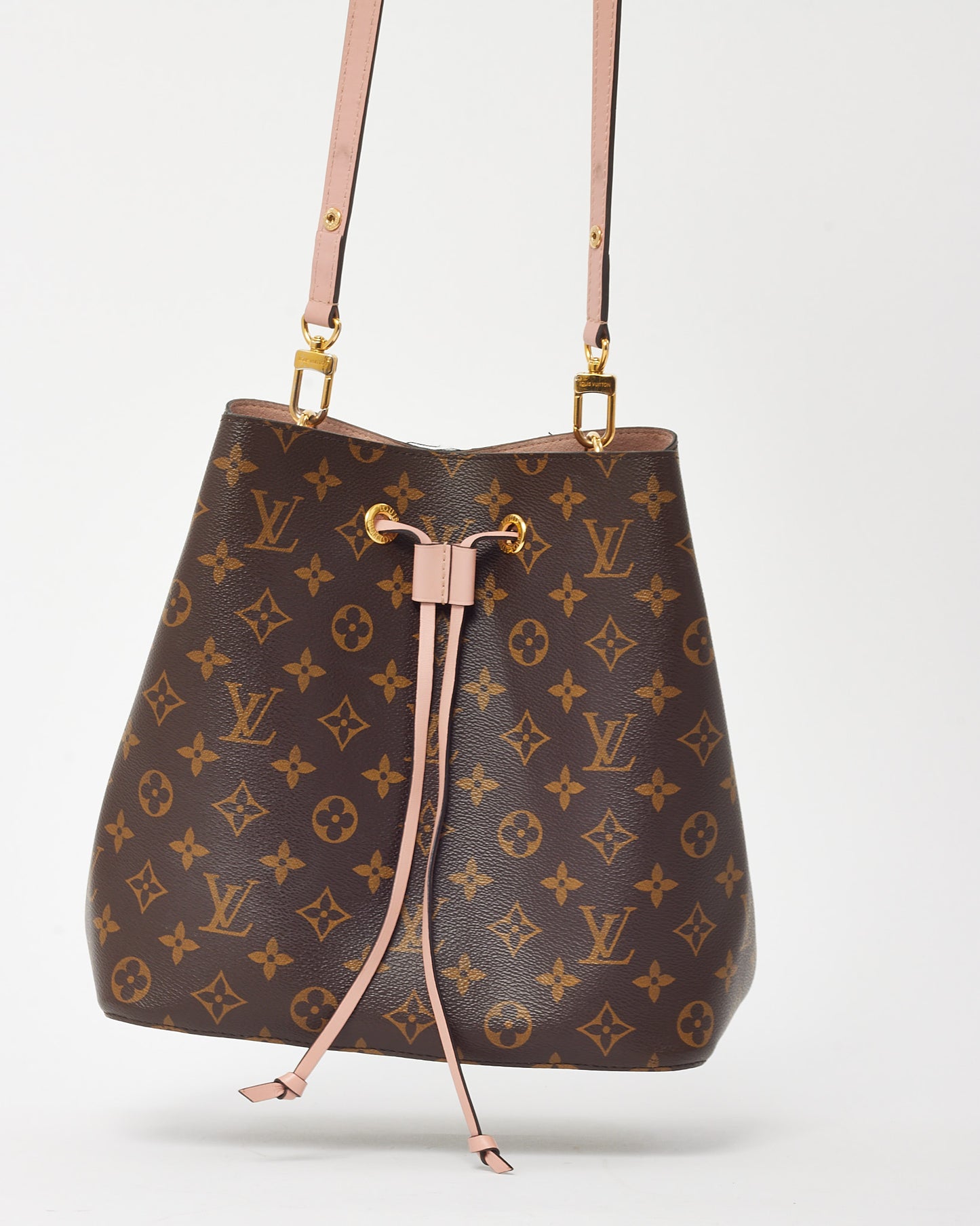 Louis Vuitton Pink and Monogram Canvas NéoNoé MM Bucket Bag