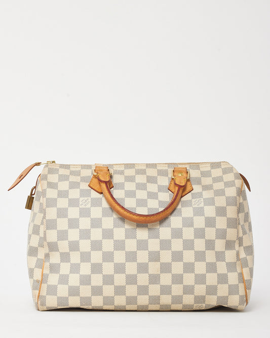 Louis Vuitton Damier Azur Coated Canvas Speedy 30 Bag