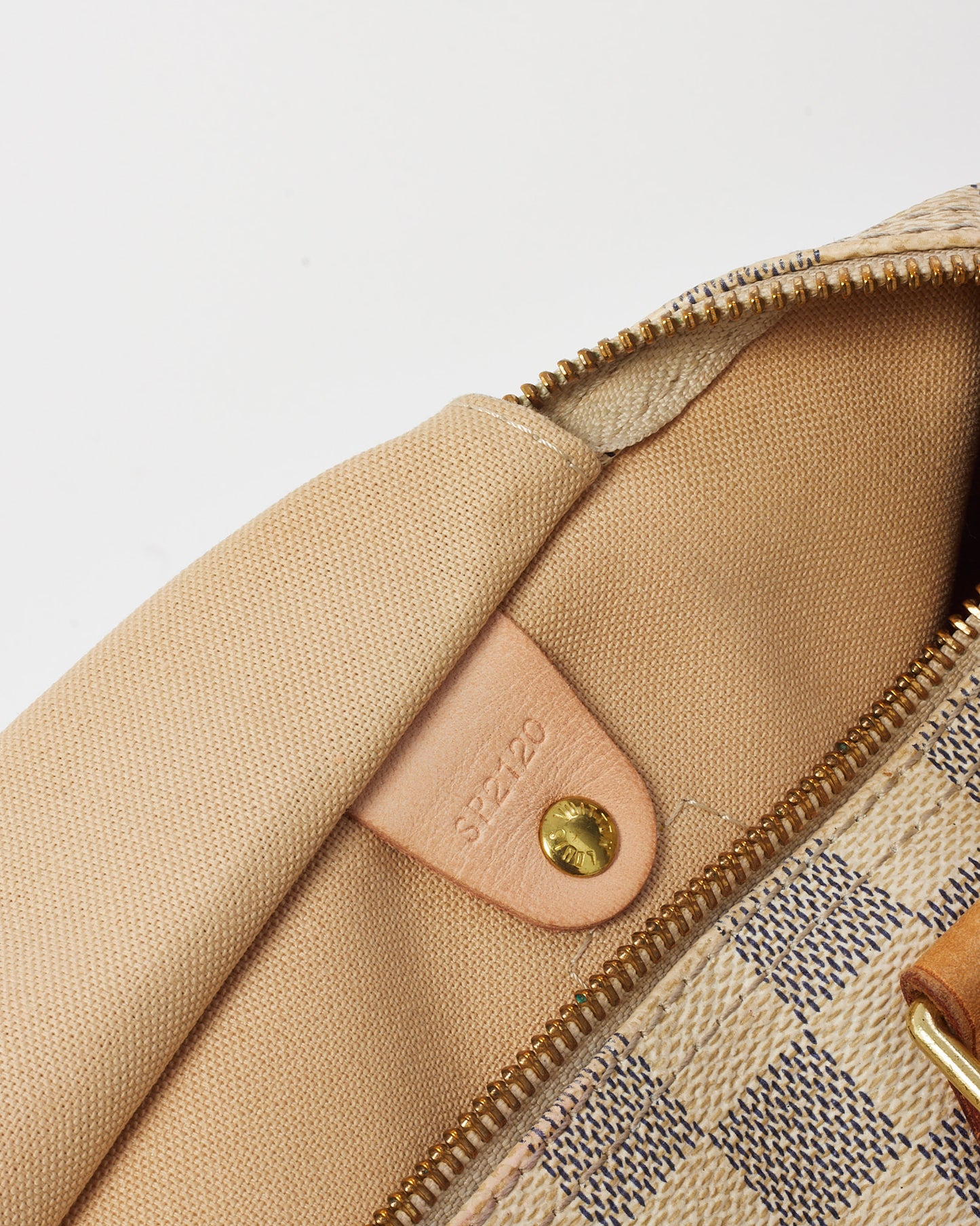 Louis Vuitton Damier Azur Coated Canvas Speedy 30 Bag