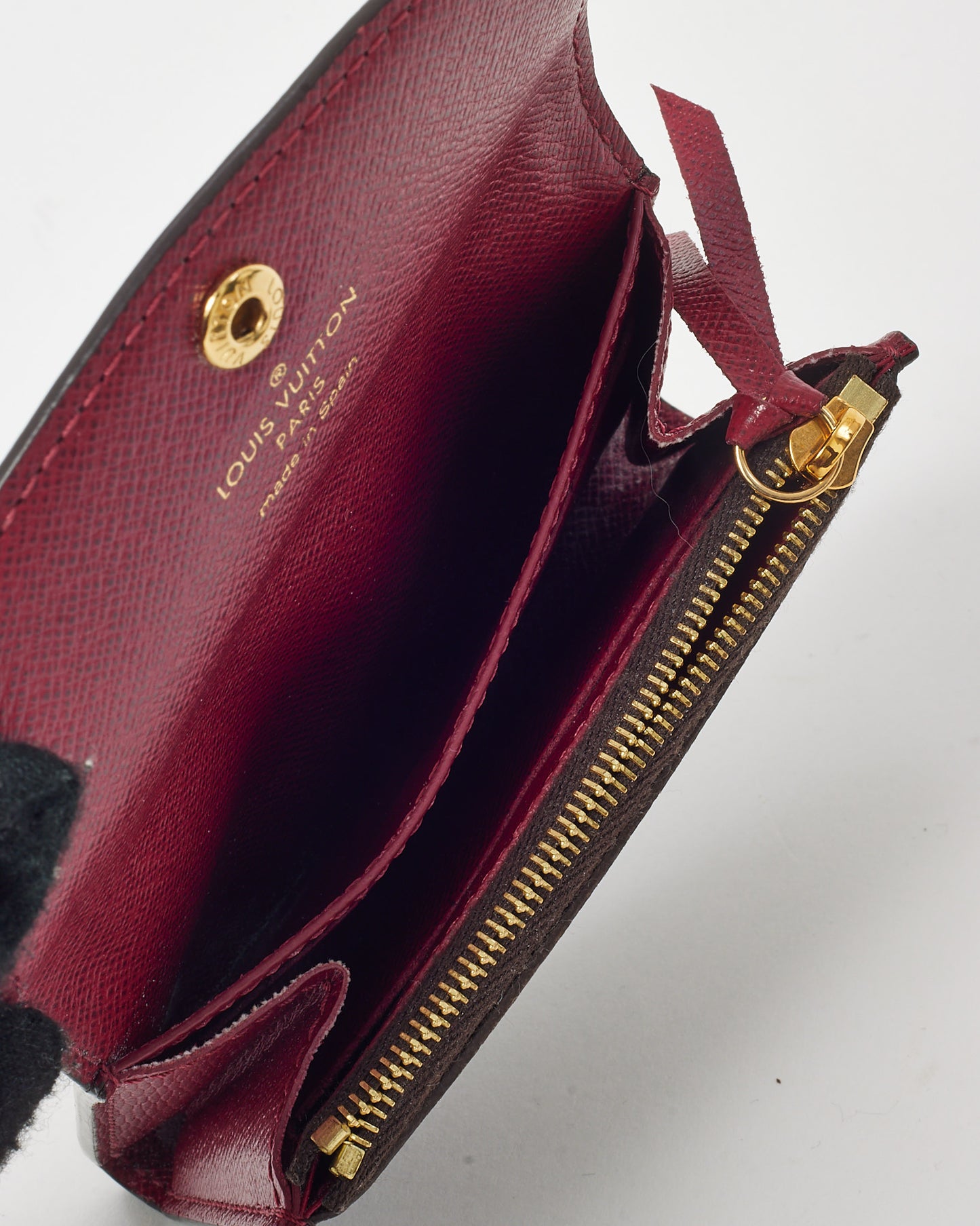 Louis Vuitton Fuchsia and Monogram Canvas Rosalie Coin Purse Wallet