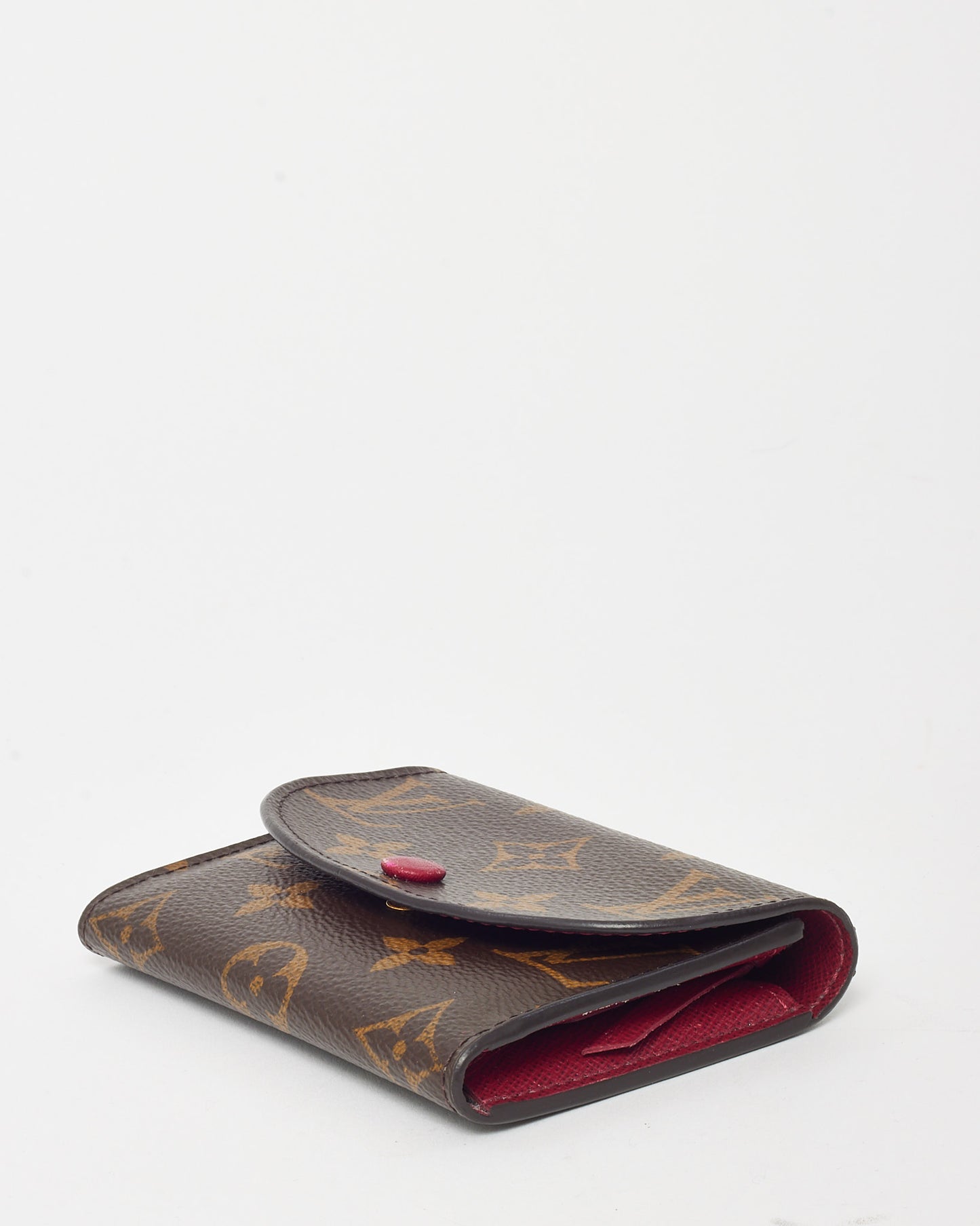 Louis Vuitton Fuchsia and Monogram Canvas Rosalie Coin Purse Wallet