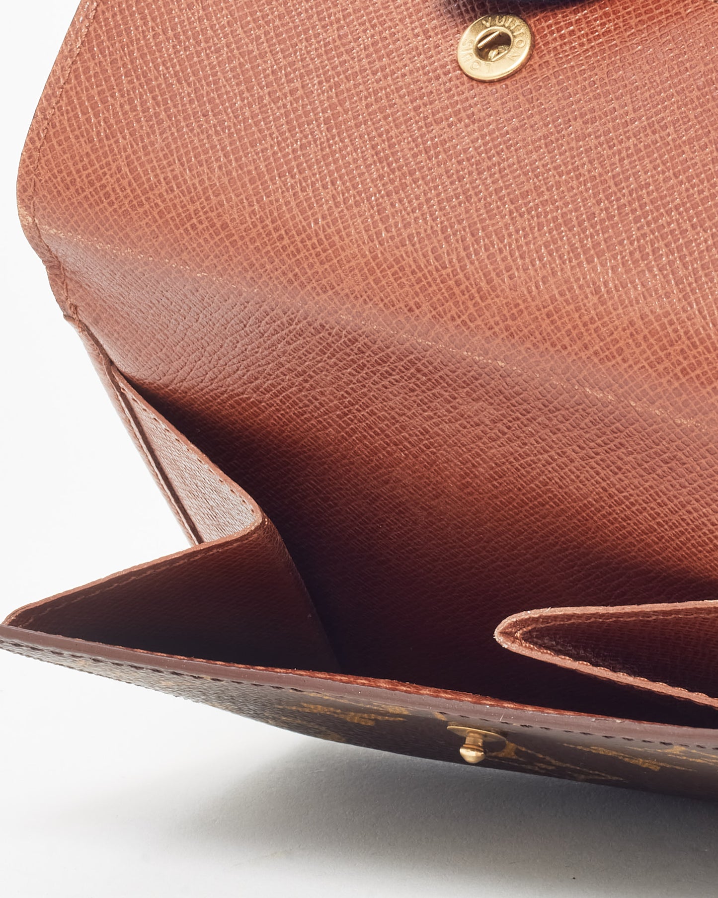 Louis Vuitton Monogram Canvas Elise Double Hook Compact Wallet