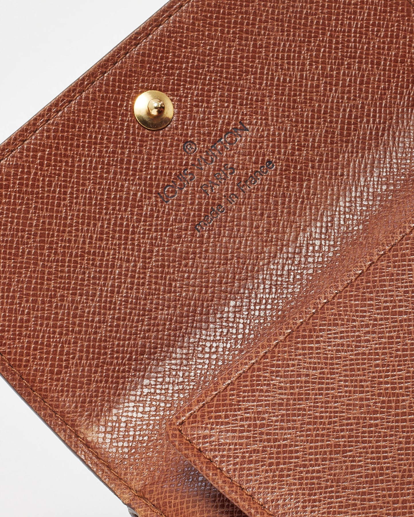 Louis Vuitton Monogram Canvas Elise Double Hook Compact Wallet