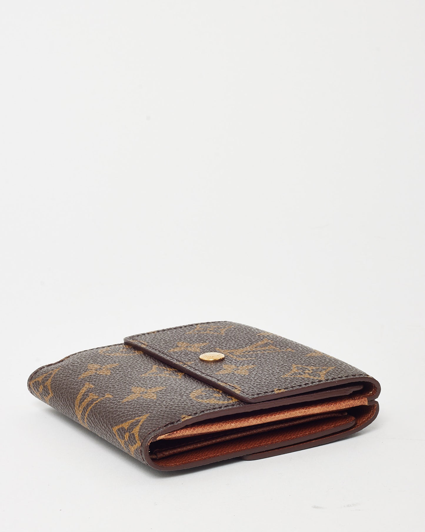 Louis Vuitton Monogram Canvas Elise Double Hook Compact Wallet