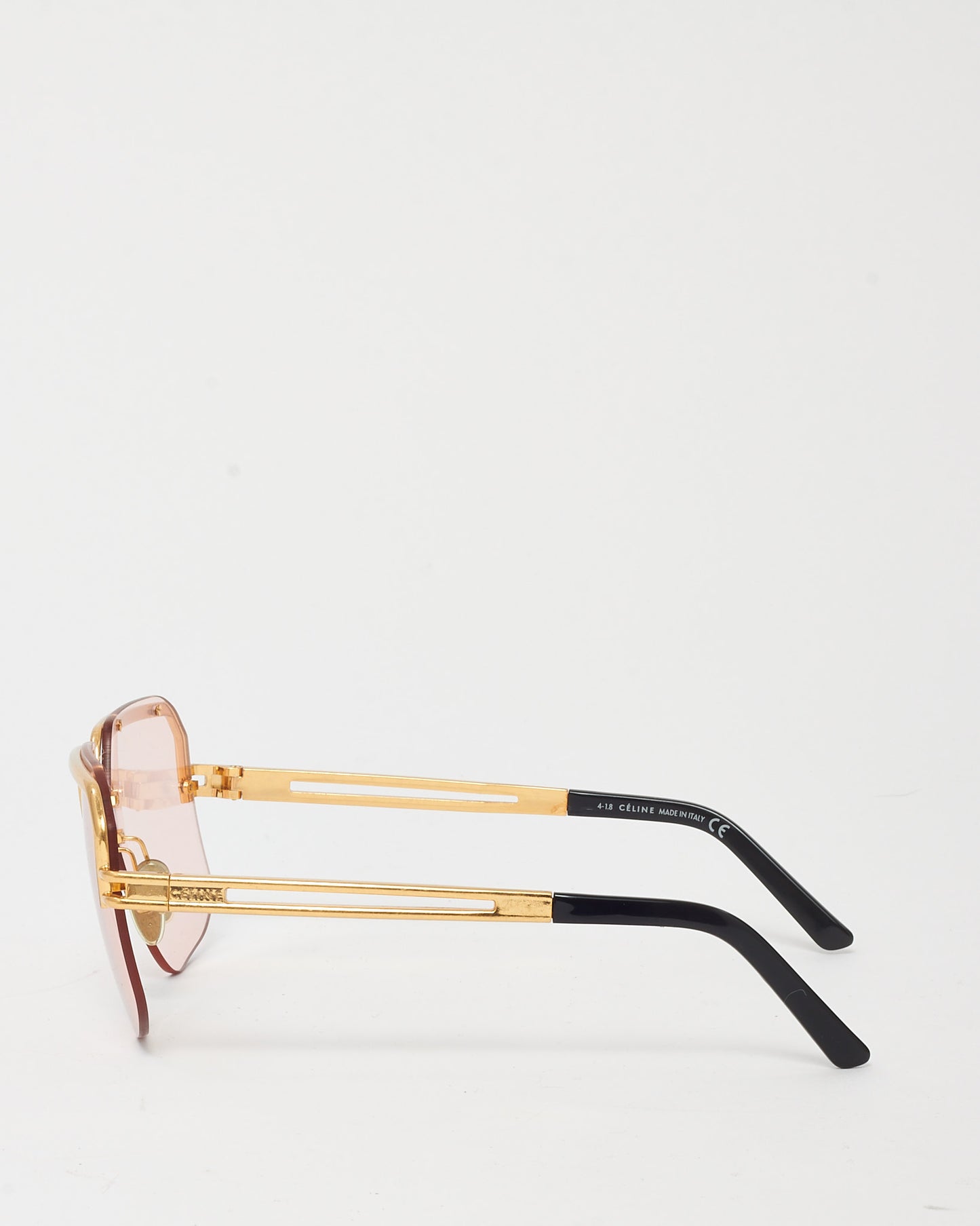 Celine Gold/Pink CL40041UI Square Sunglasses