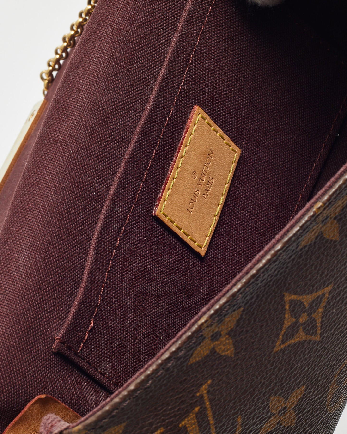 Louis Vuitton Monogram Coated Canvas Favourite PM Crossbody Bag