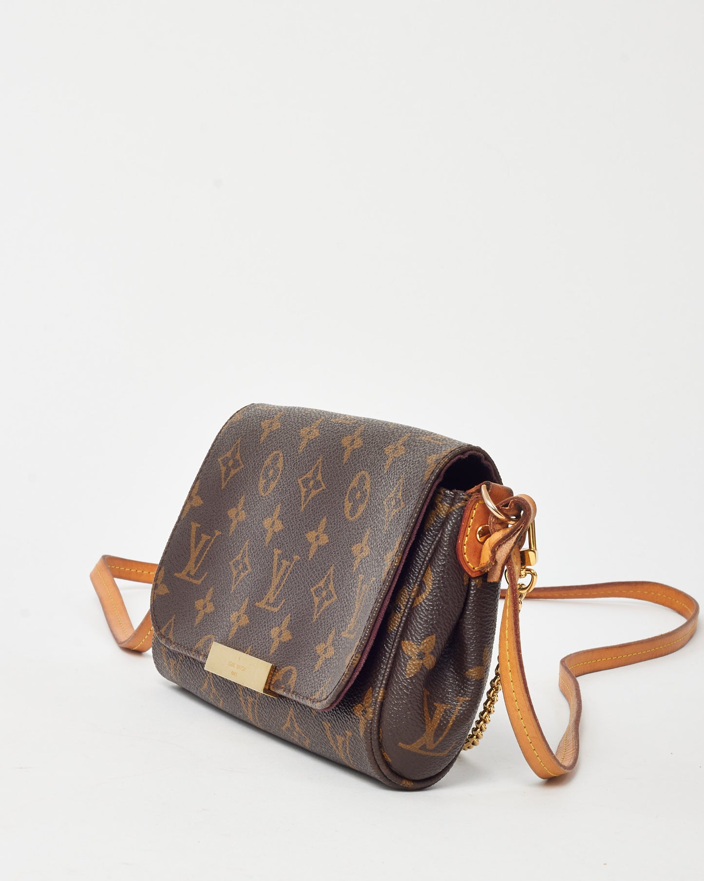 Louis Vuitton Monogram Coated Canvas Favourite PM Crossbody Bag