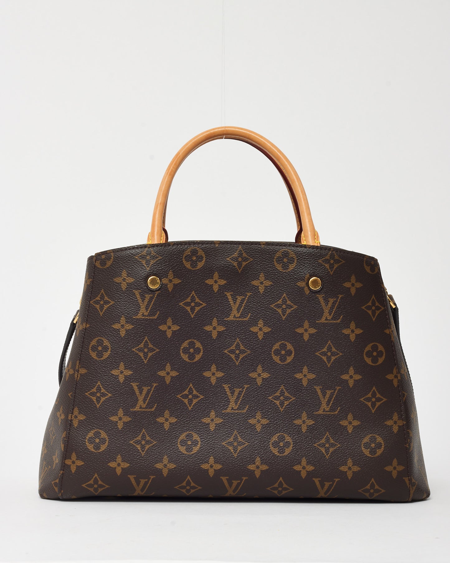 Louis Vuitton Monogram Coated Canvas Montaigne MM Tote with Strap