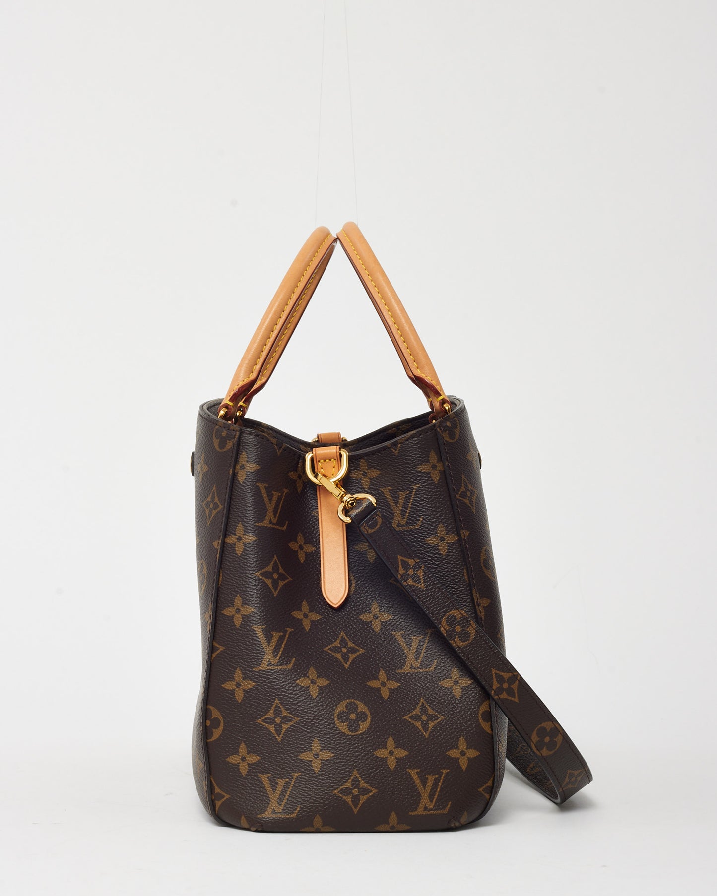 Louis Vuitton Monogram Coated Canvas Montaigne MM Tote with Strap