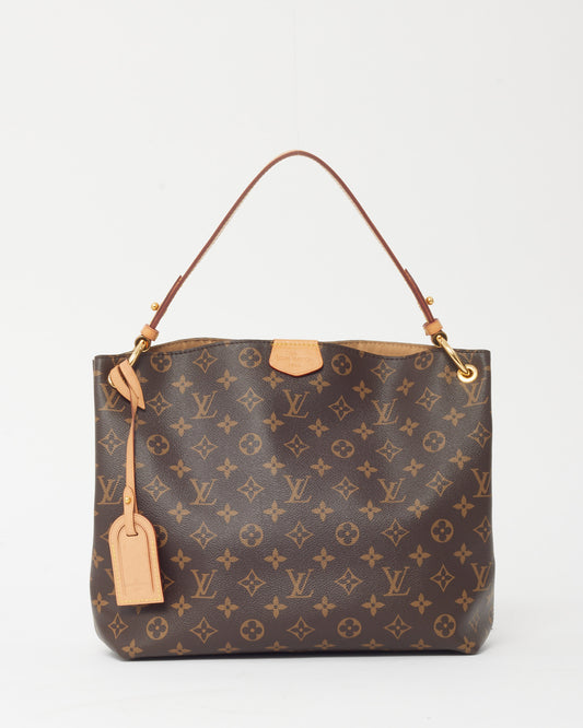 Louis Vuitton Monogram Coated Canvas Graceful PM Shoulder Bag