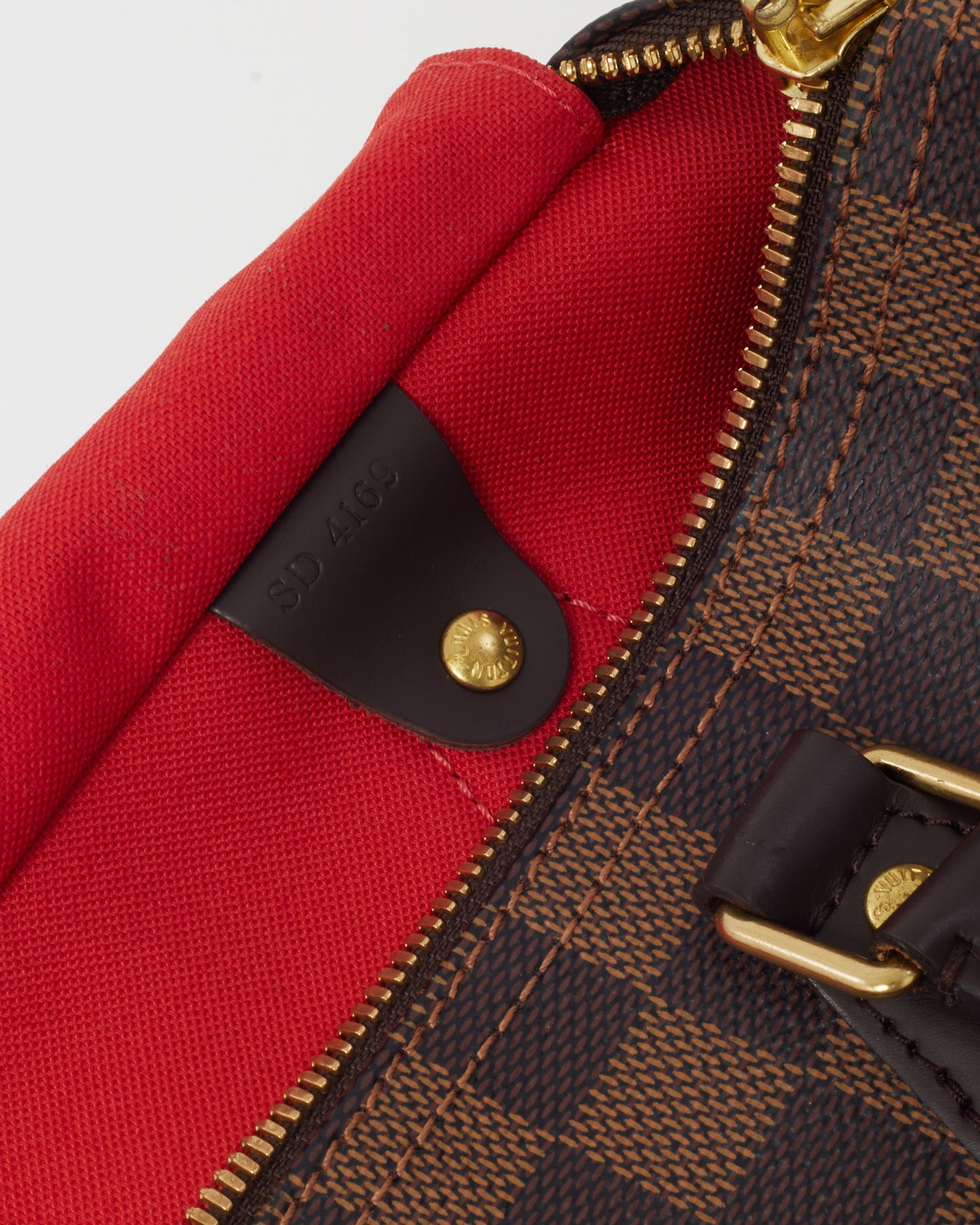 Louis Vuitton Damier Ebene Coated Canvas Speedy 30 Bandoulière Bag