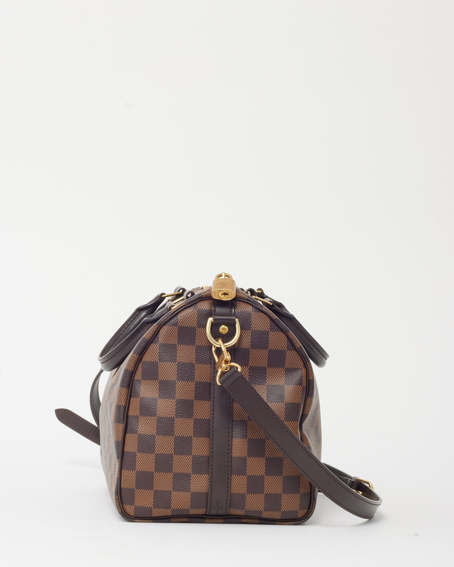 Louis Vuitton Damier Ebene Coated Canvas Speedy 30 Bandoulière Bag
