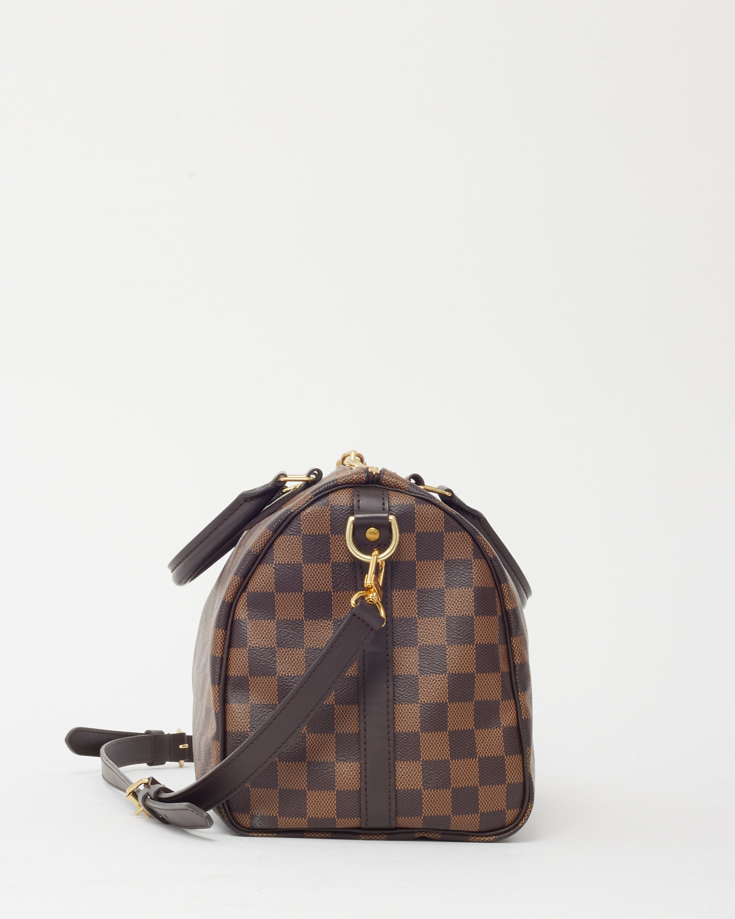 Louis Vuitton Damier Ebene Coated Canvas Speedy 30 Bandoulière Bag