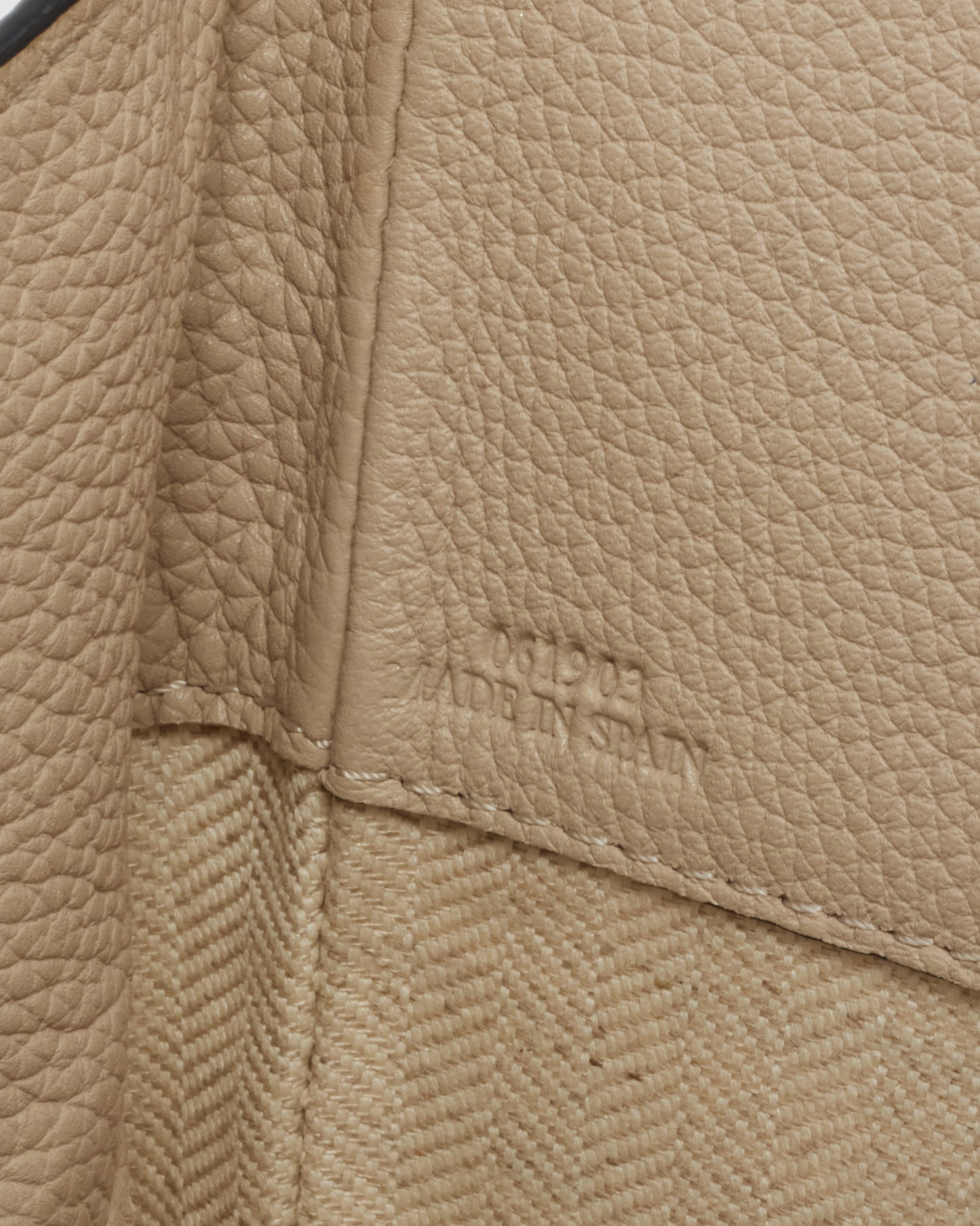 Loewe Cream Calfskin Leather Small Hammock Bag