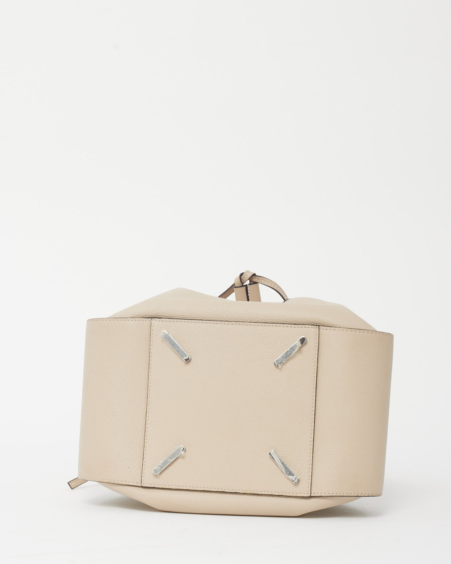 Loewe Cream Calfskin Leather Small Hammock Bag