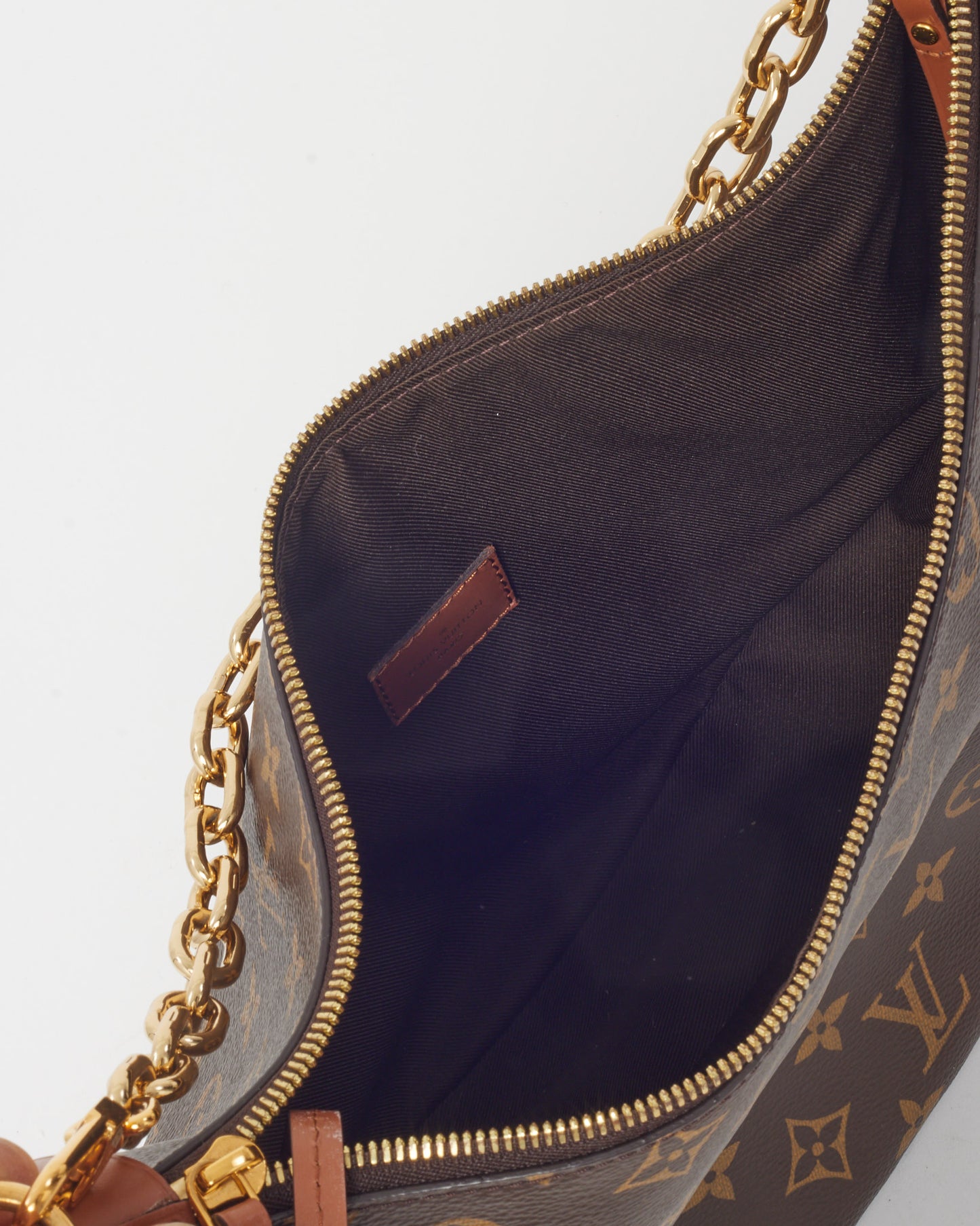 Louis Vuitton Monogram and Monogram Reverse Coated Canvas Loop Hobo Bag