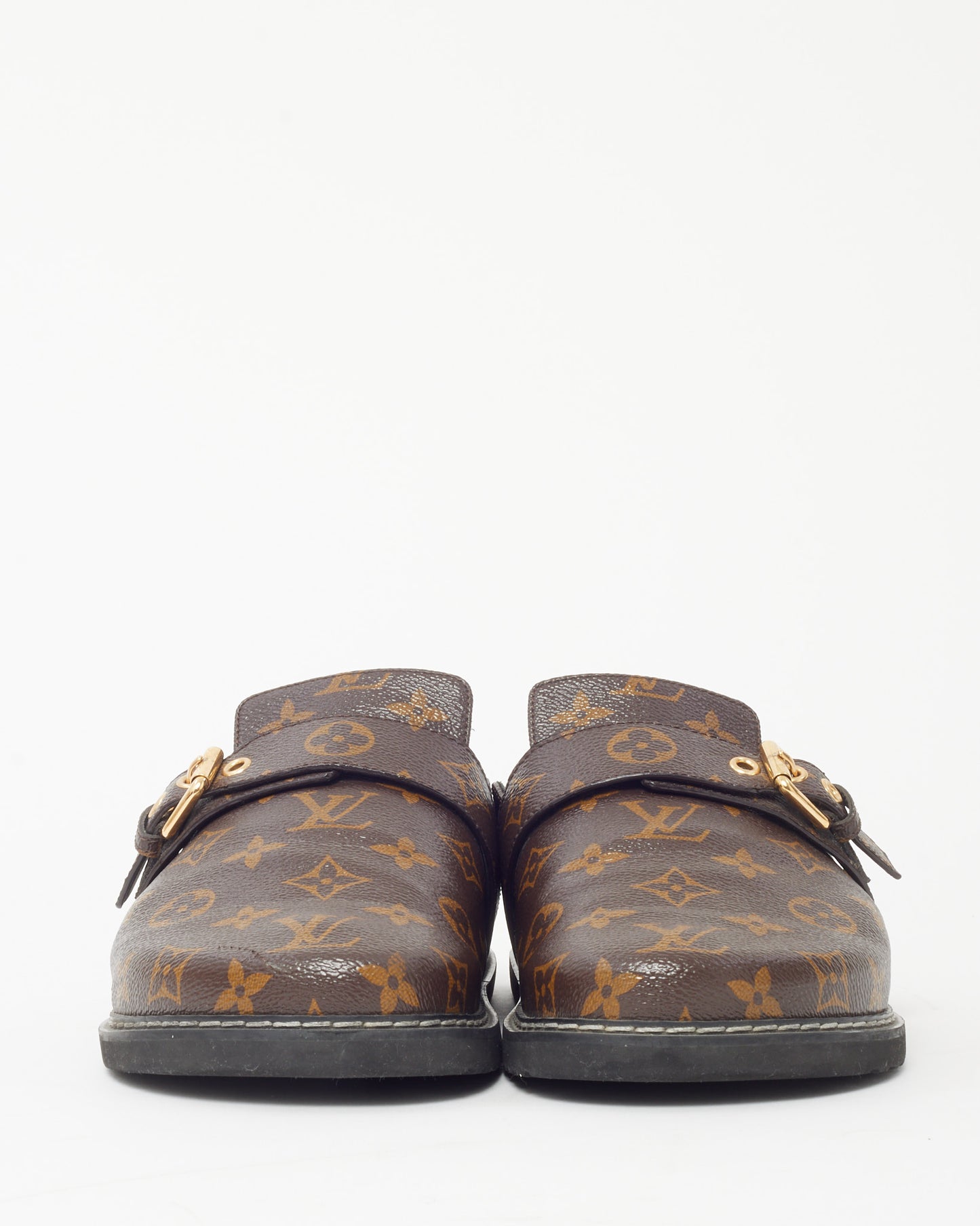 Louis Vuitton Monogram Coated Canvas LV Cosy Flat Comfort Clogs - 41