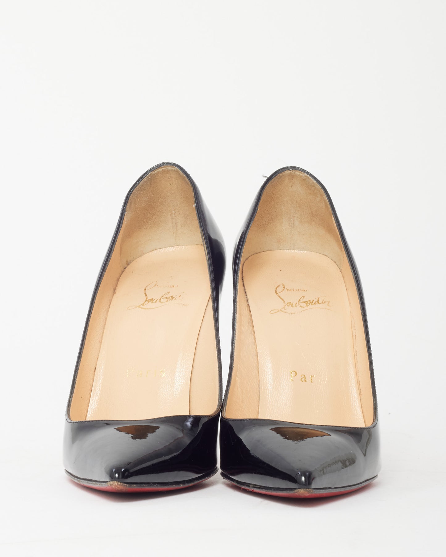 Christian Louboutin Black Patent Leather So Kate 100mm Pumps - 35