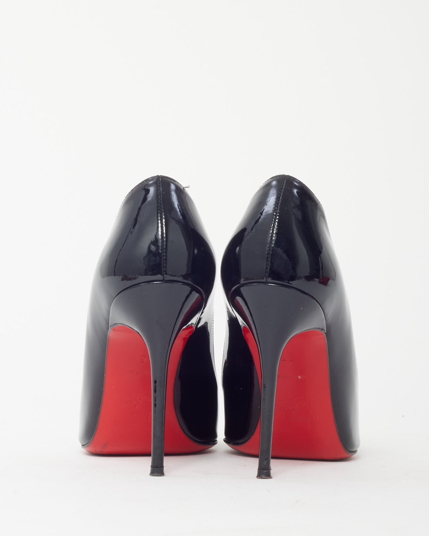 Christian Louboutin Black Patent Leather So Kate 100mm Pumps - 35