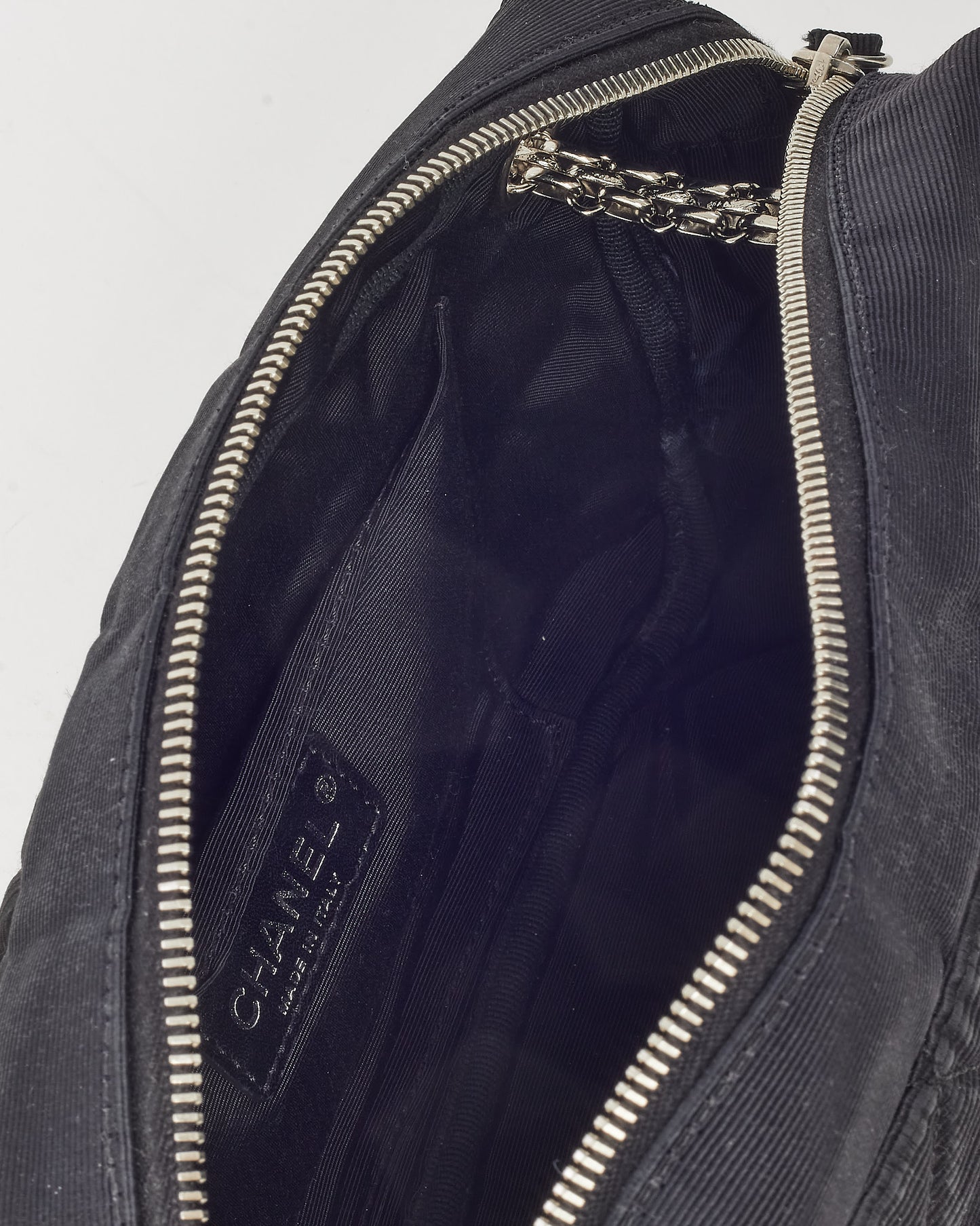 Chanel Black and White Bi-Color Canvas Reissue Chain Camera Shoulder Bag