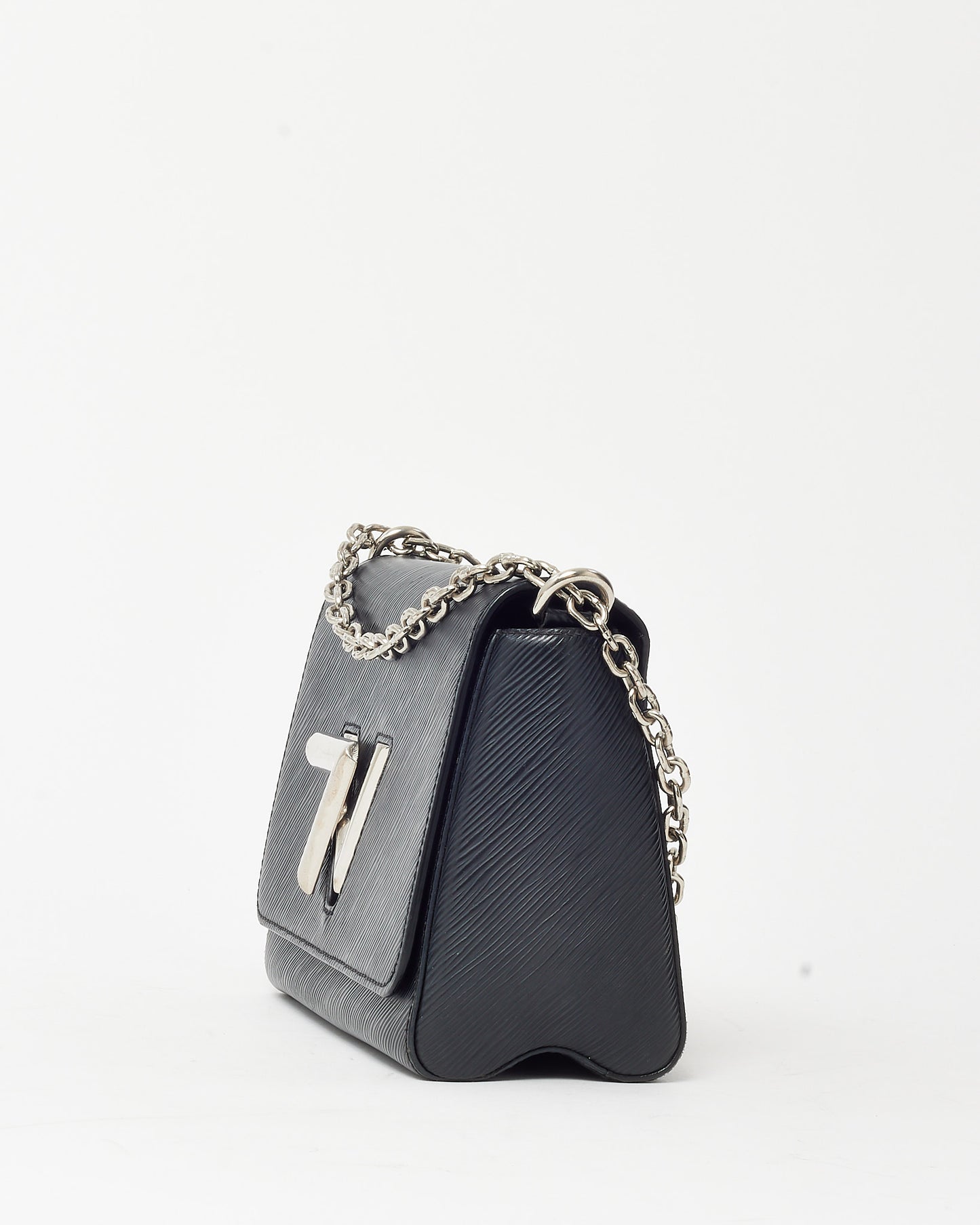 Louis Vuitton Black Epi Leather Twist MM Shoulder Bag SHW