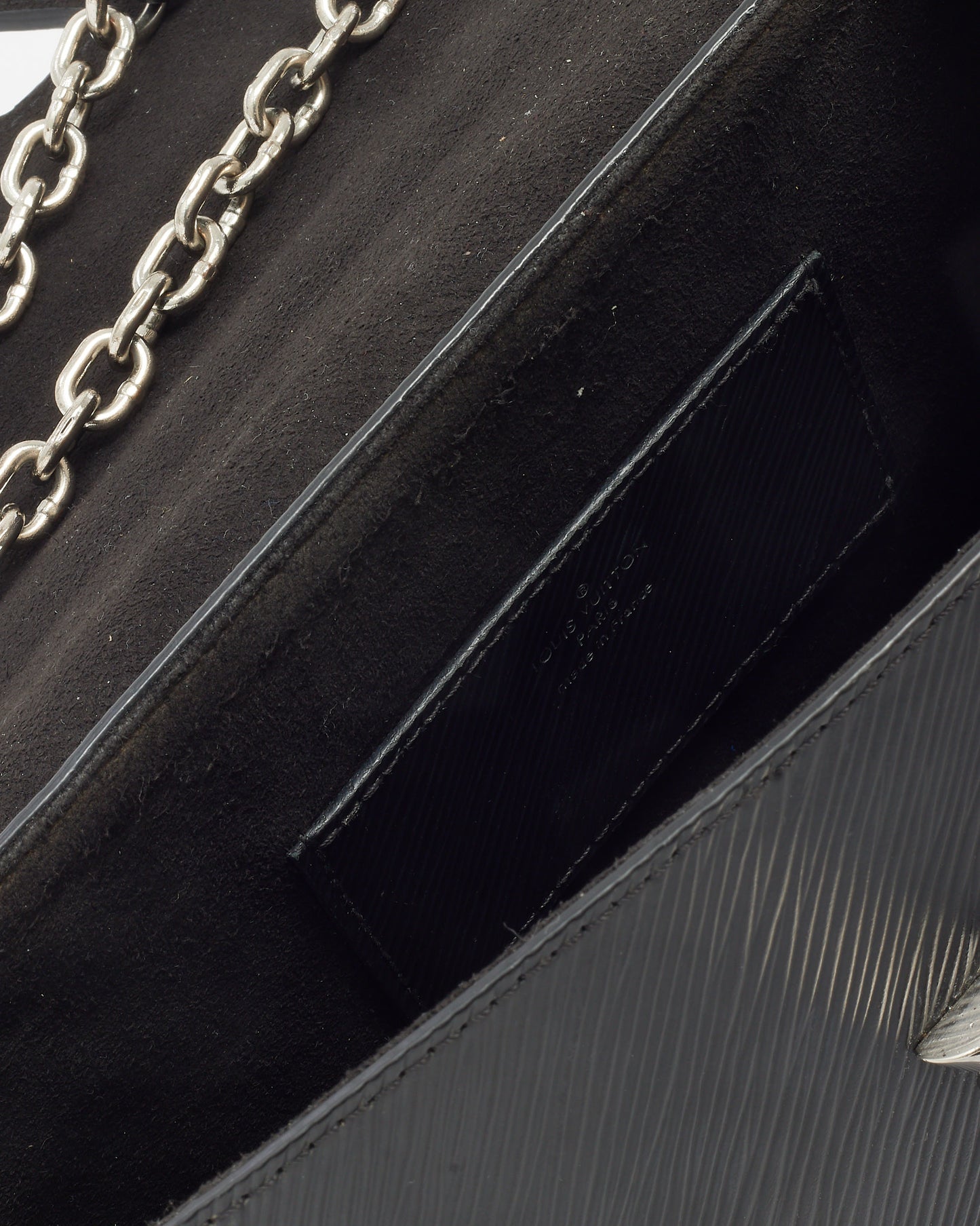 Louis Vuitton Black Epi Leather Twist MM Shoulder Bag SHW