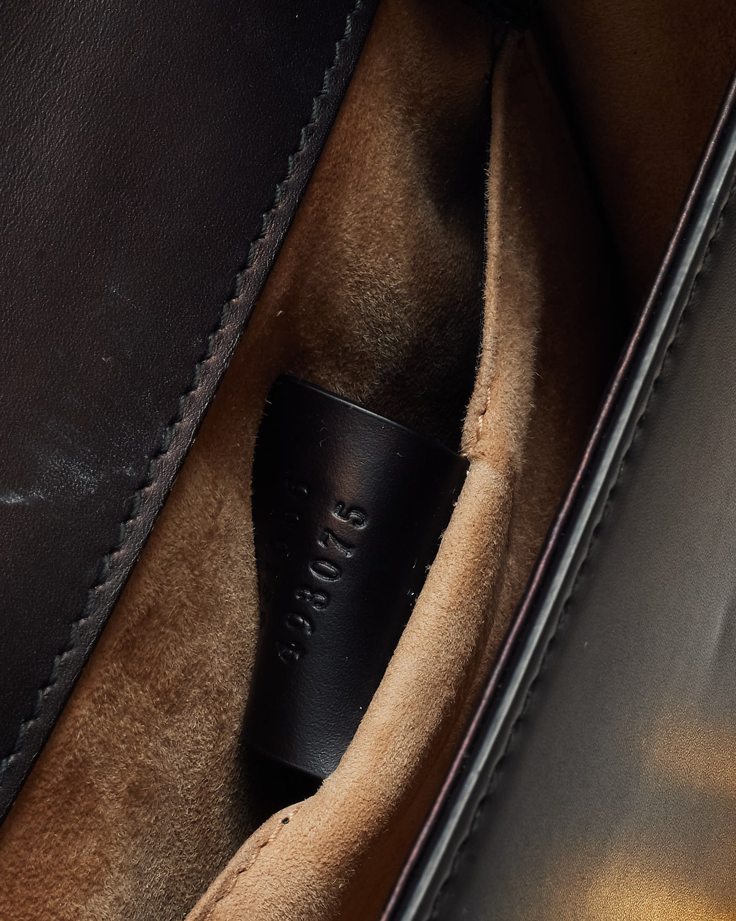 Gucci Black Calfskin Leather Mini Sylvie Chain Shoulder Bag